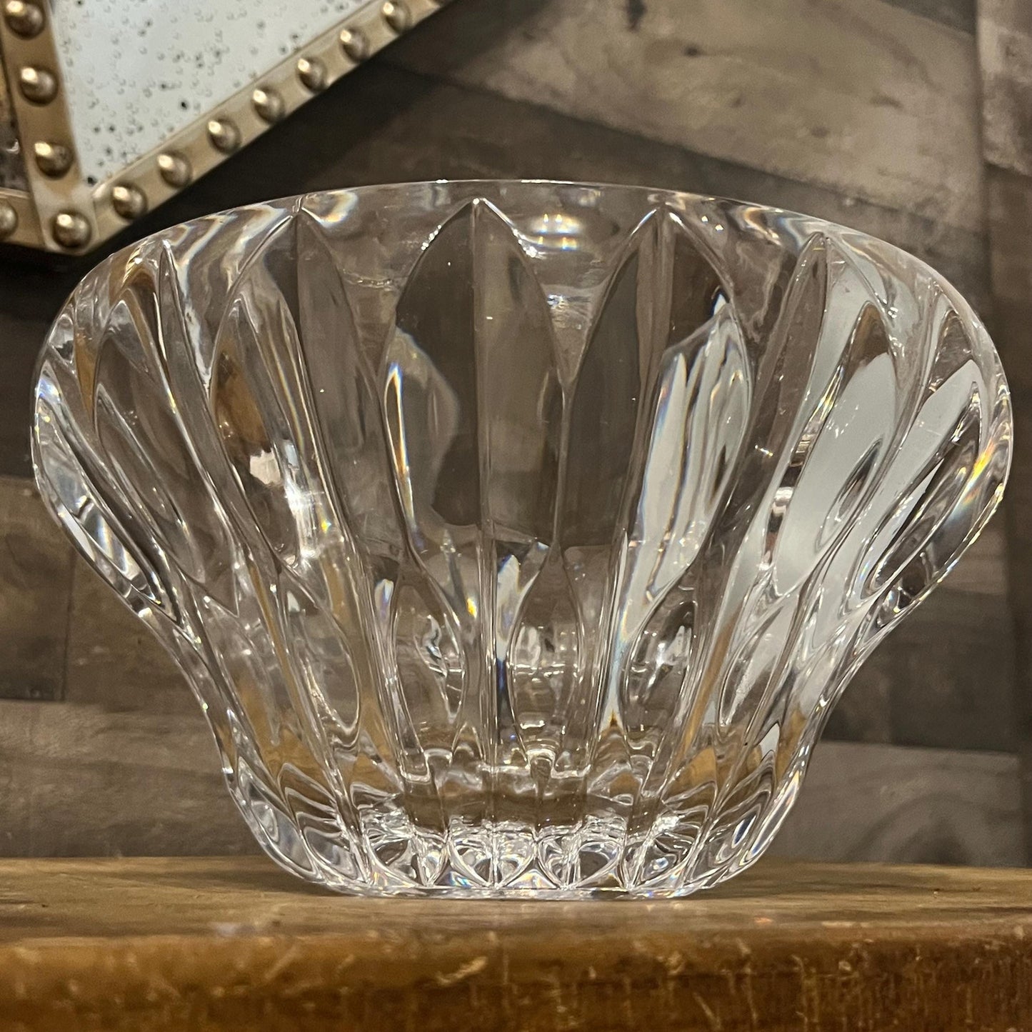 Large Heavy Crystal Bowl