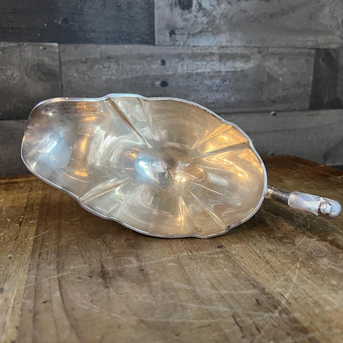 Vintage Silverplated Pedestal Gravy Boat - Sauce Server