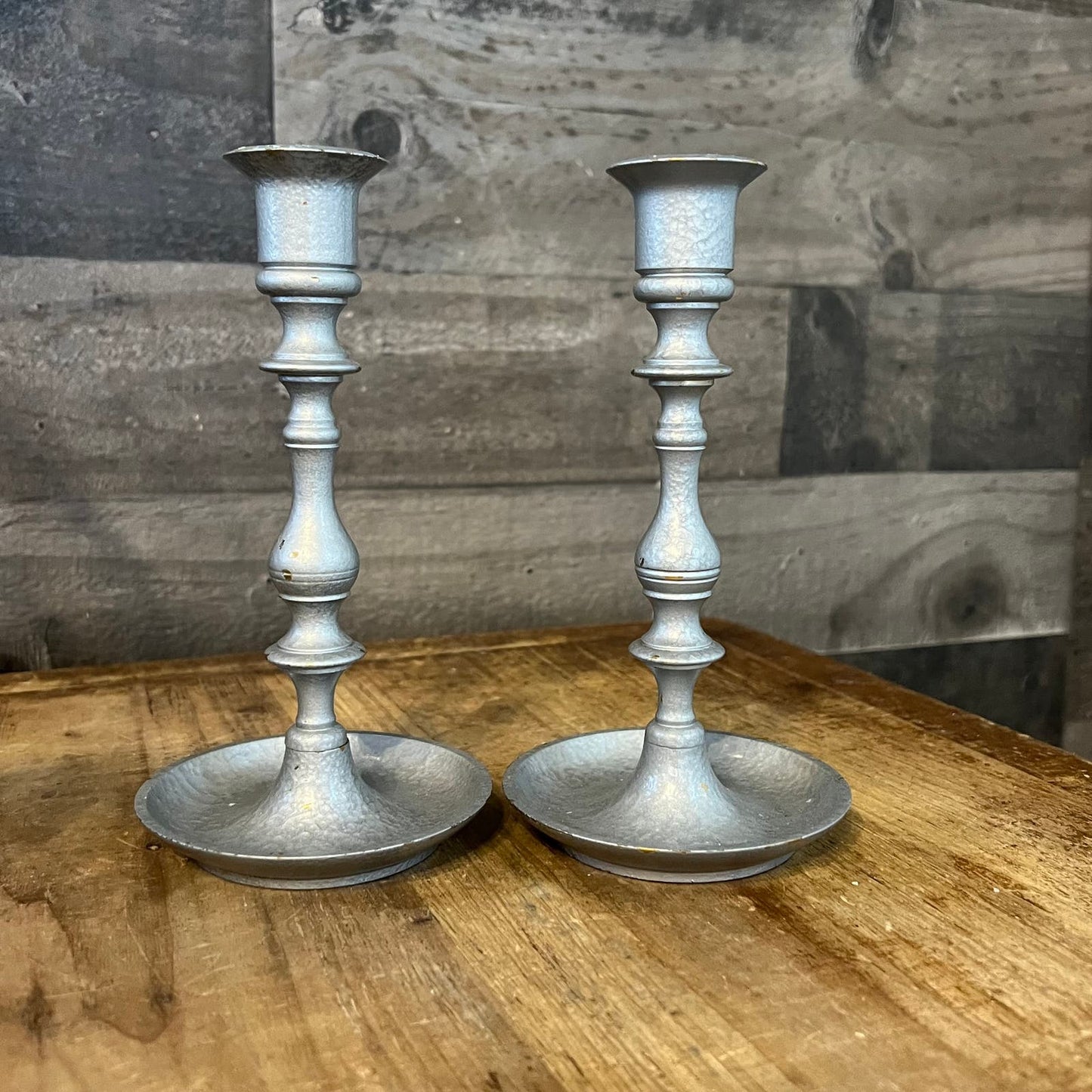 Vintage Pair of Candlestick Holders