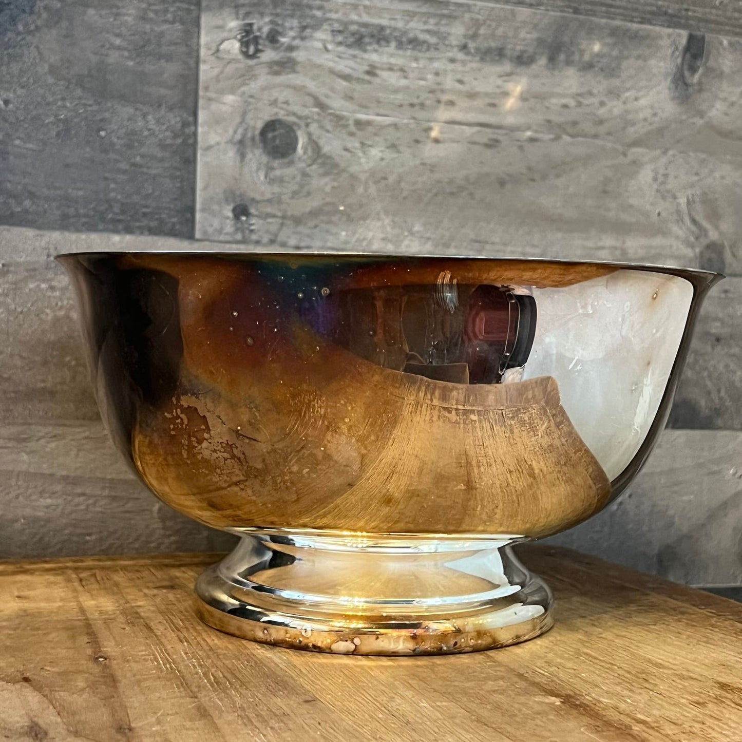 Vintage Large Sheridan Taunton Silversmiths Silverplated Bowl
