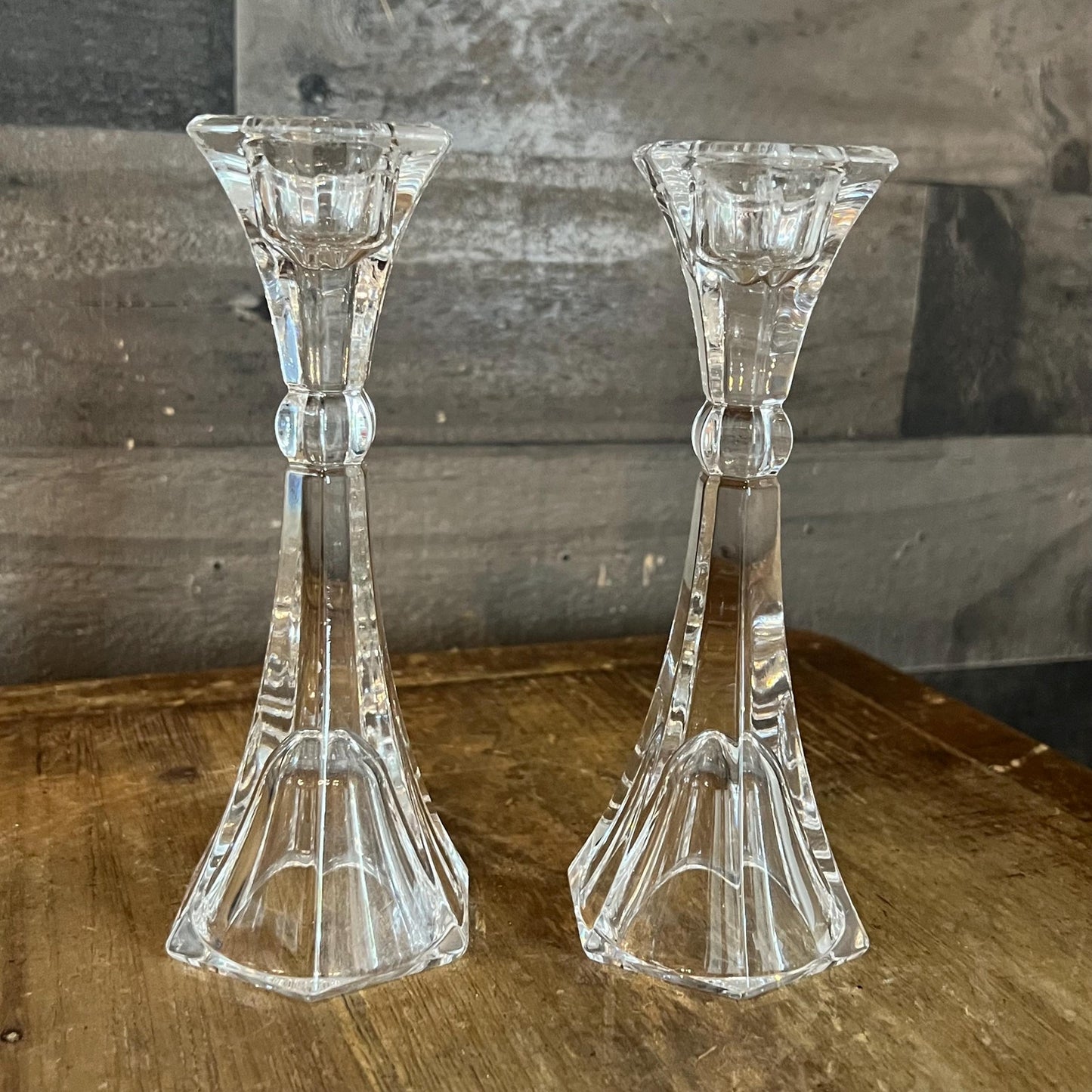 Marquis by Waterford Crystal Candlestick Holders - Pair