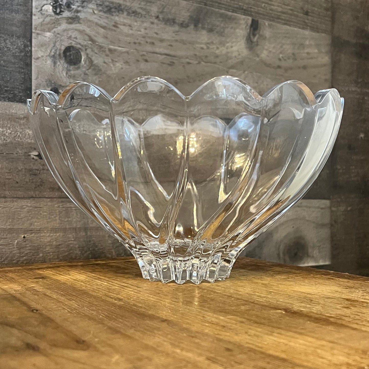 Mikasa Crystal Large Bowl