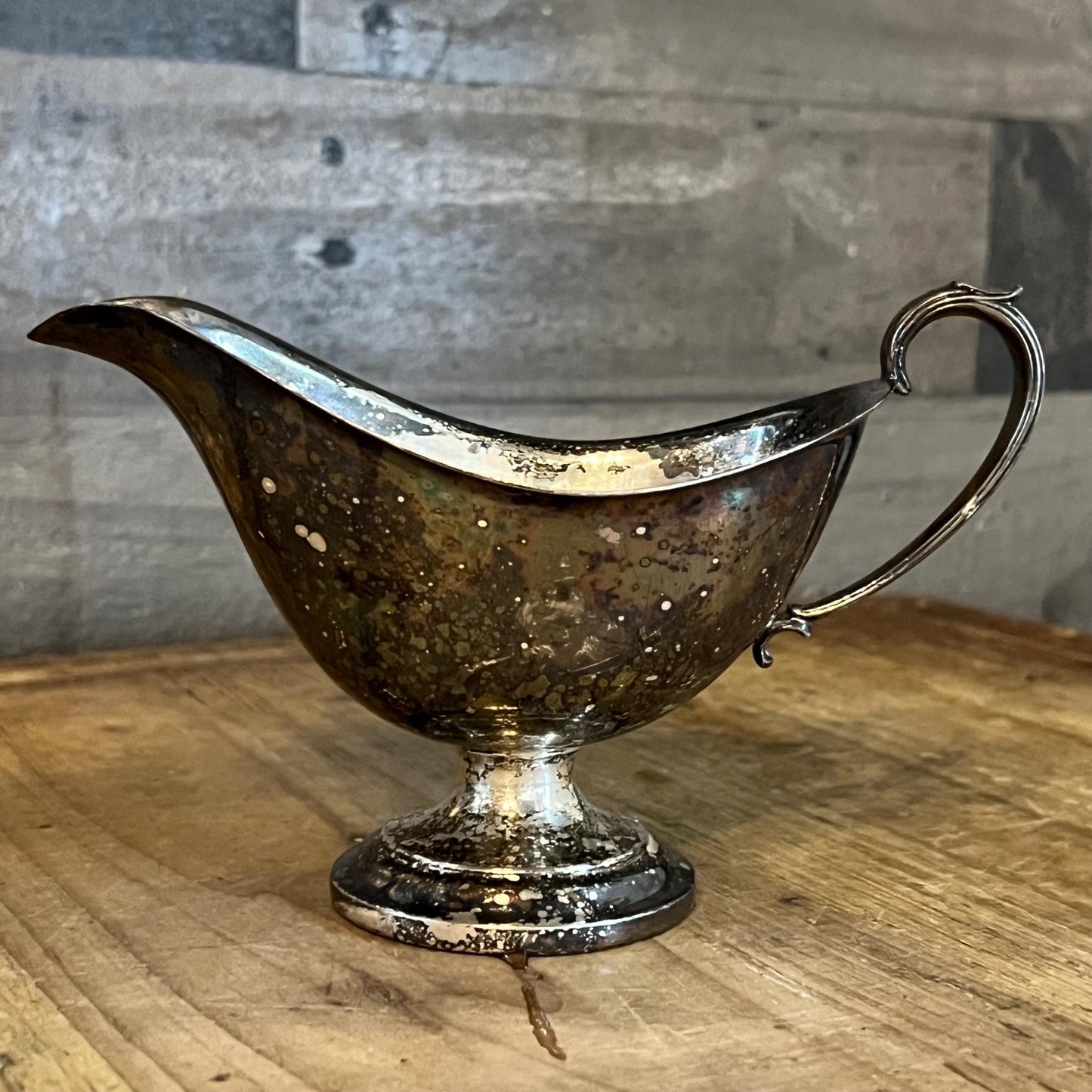 Vintage Silverplated Gravy Boat