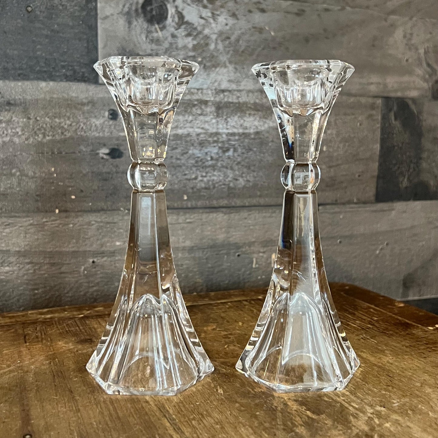 Marquis by Waterford Crystal Candlestick Holders - Pair