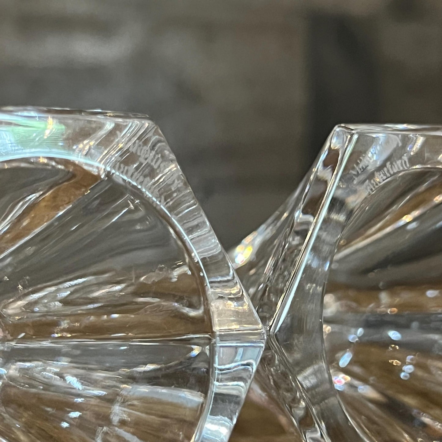 Marquis by Waterford Crystal Candlestick Holders - Pair