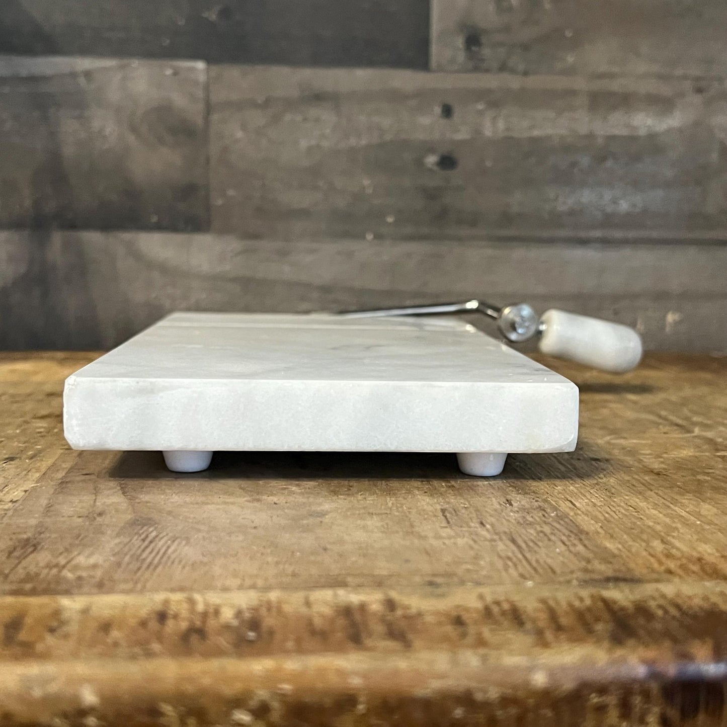 Marble Cheese Tray with Slicer