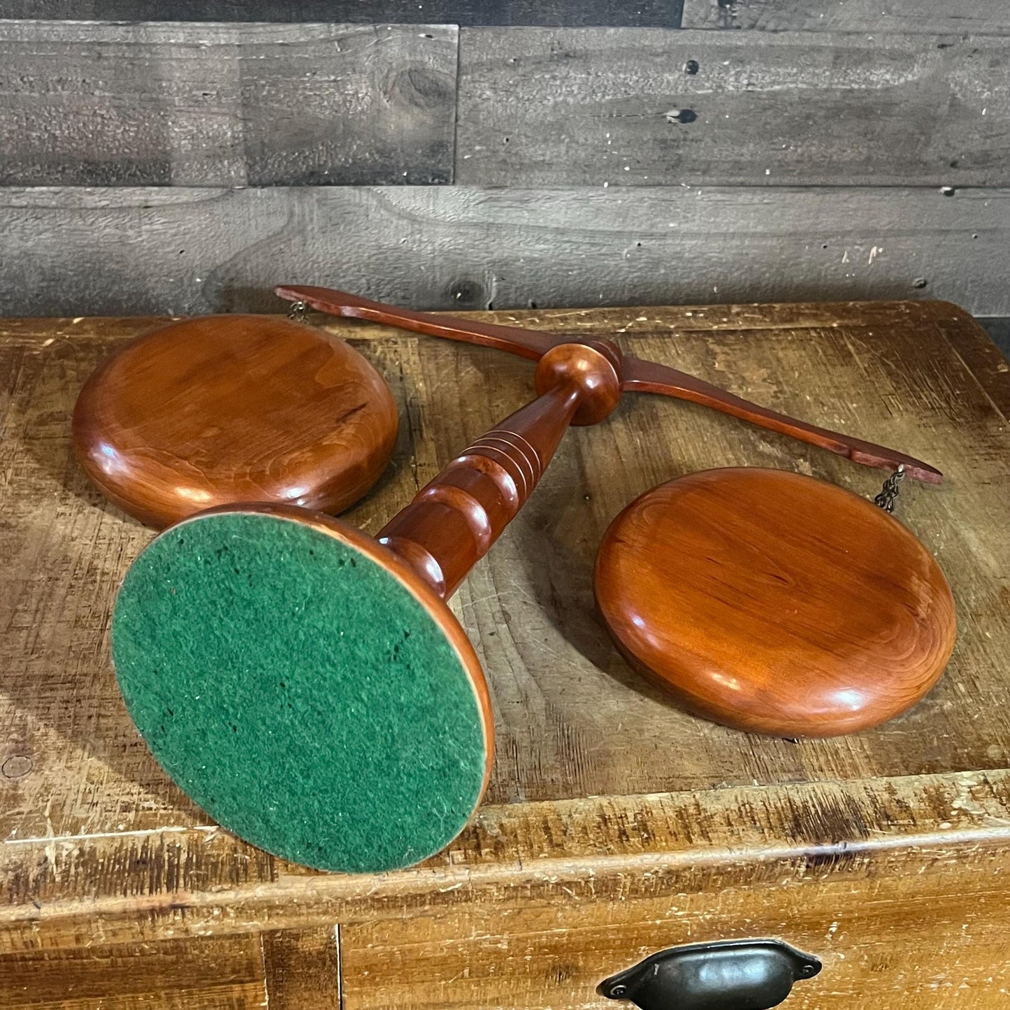 Vintage Wooden Balance Scale - Scale of Justice - Libra Scale
