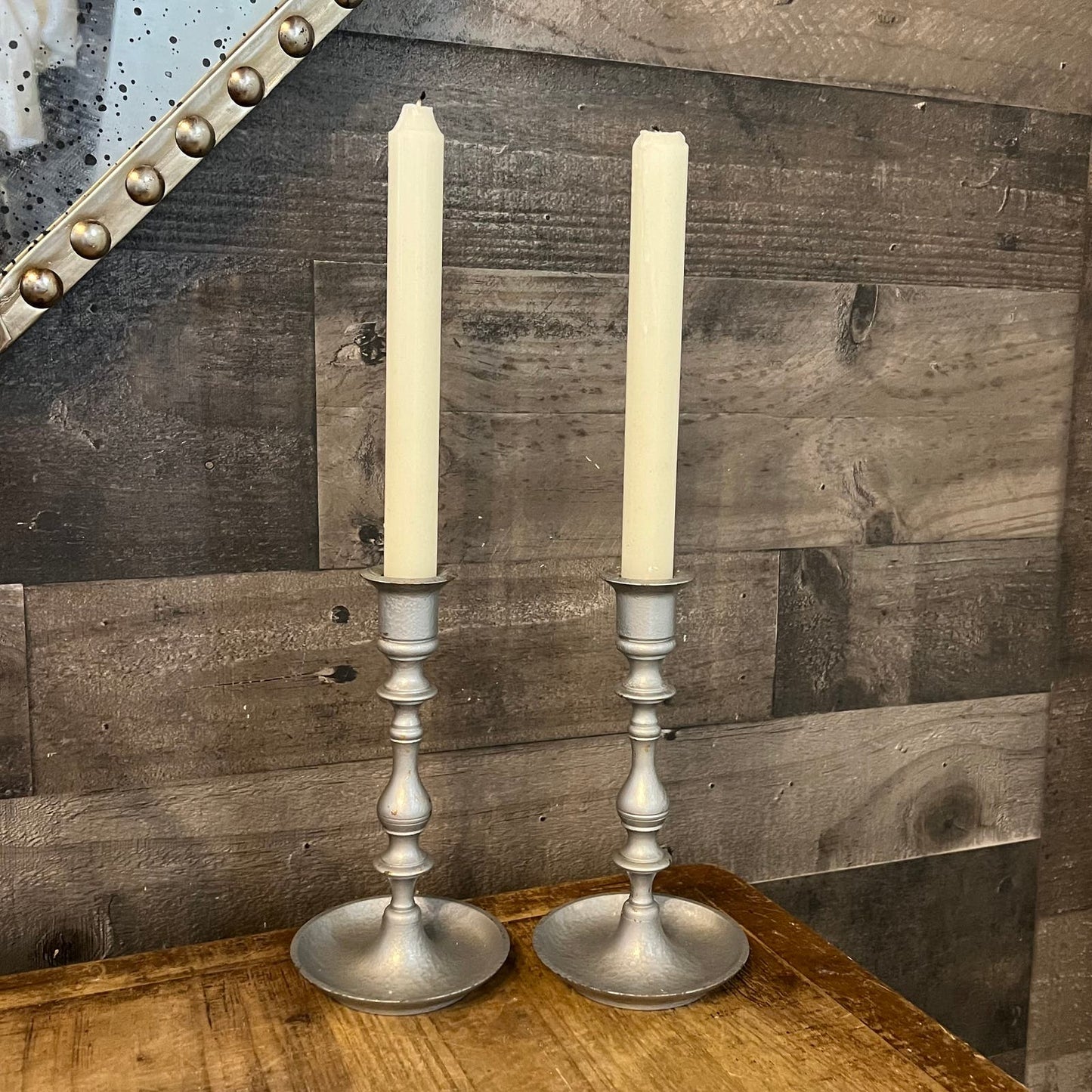 Vintage Pair of Candlestick Holders