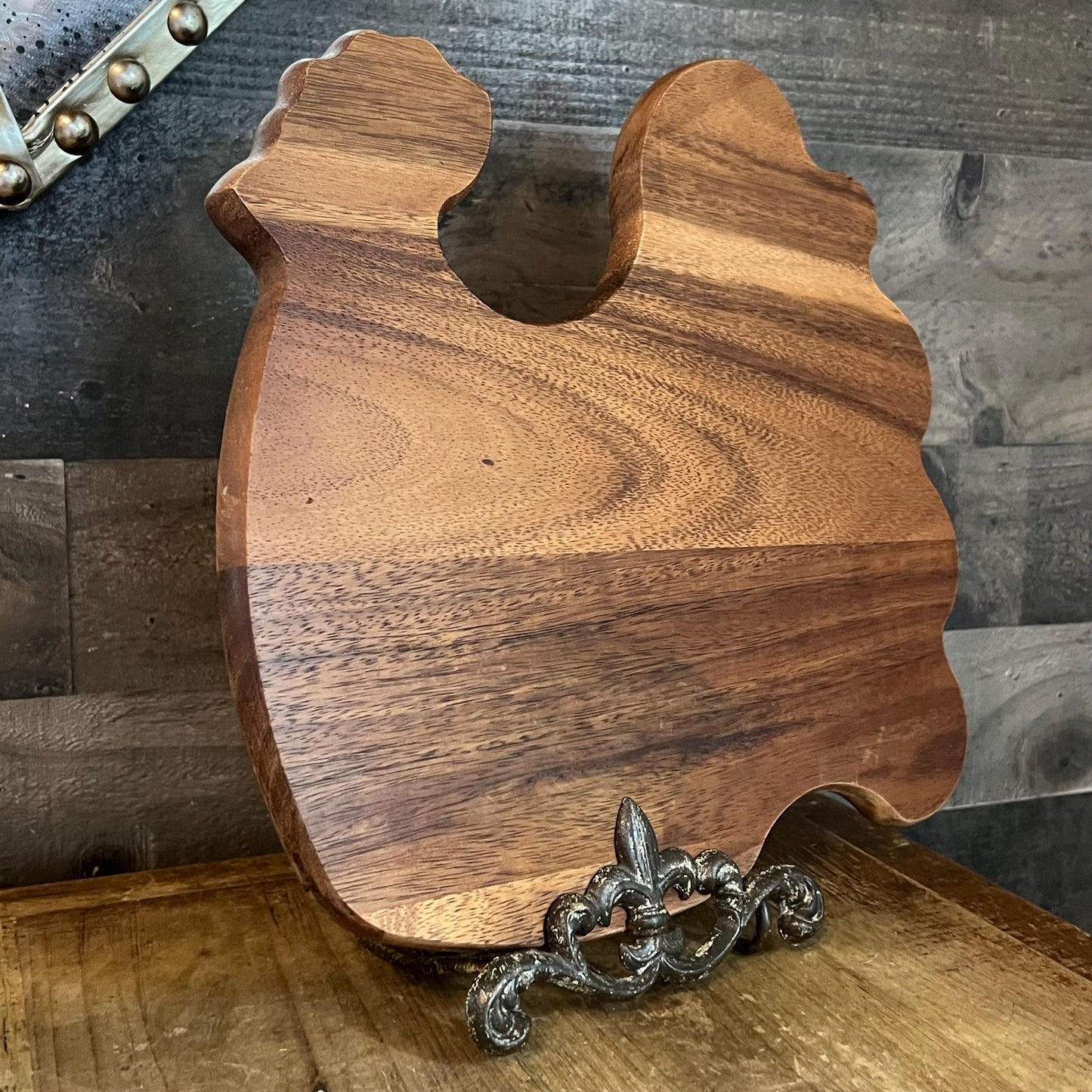 Paula Deen Pantryware Wooden Rooster Cutting Board - Wooden Chicken Serving Board
