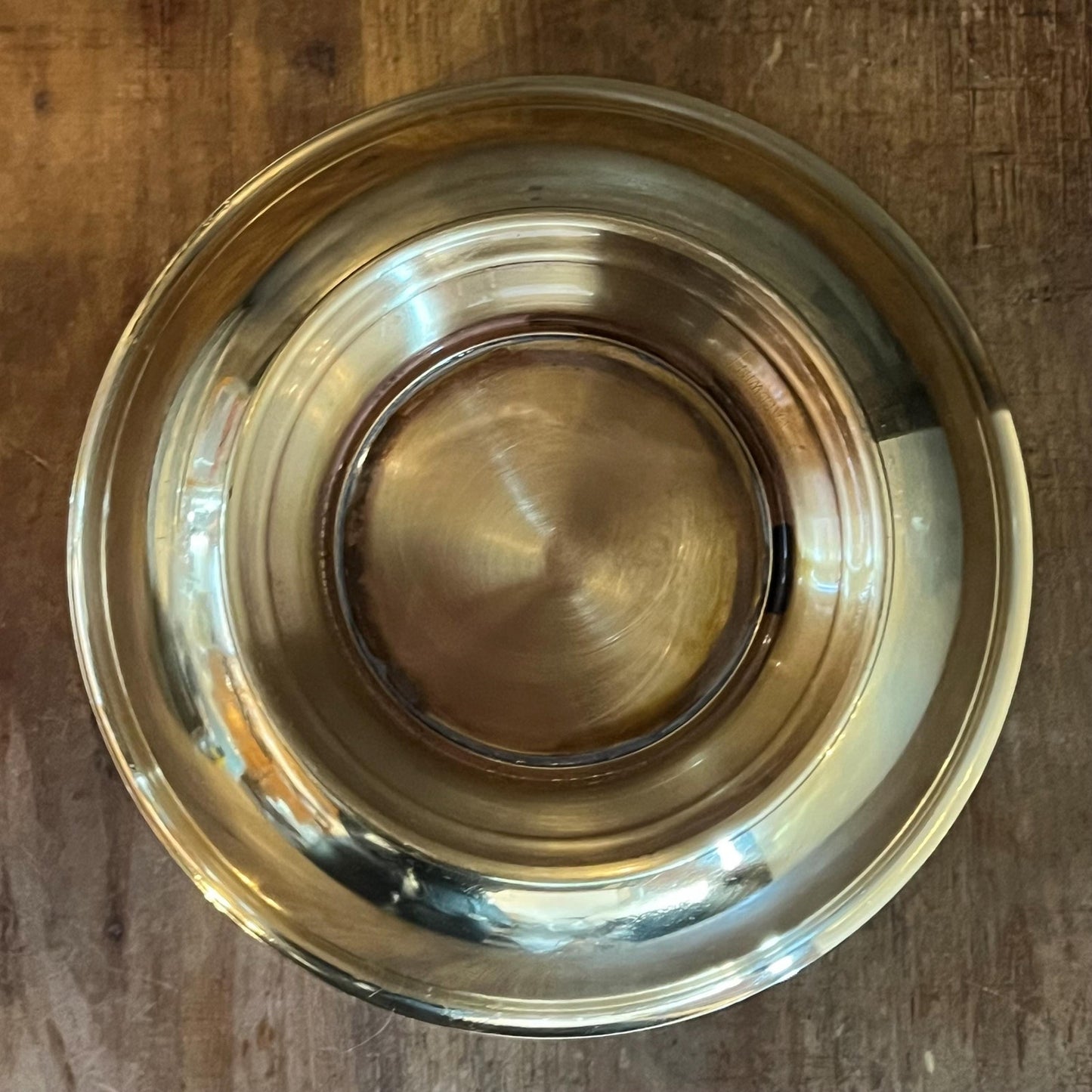 Vintage Baldwin Brass Pedestal Compote Bowl