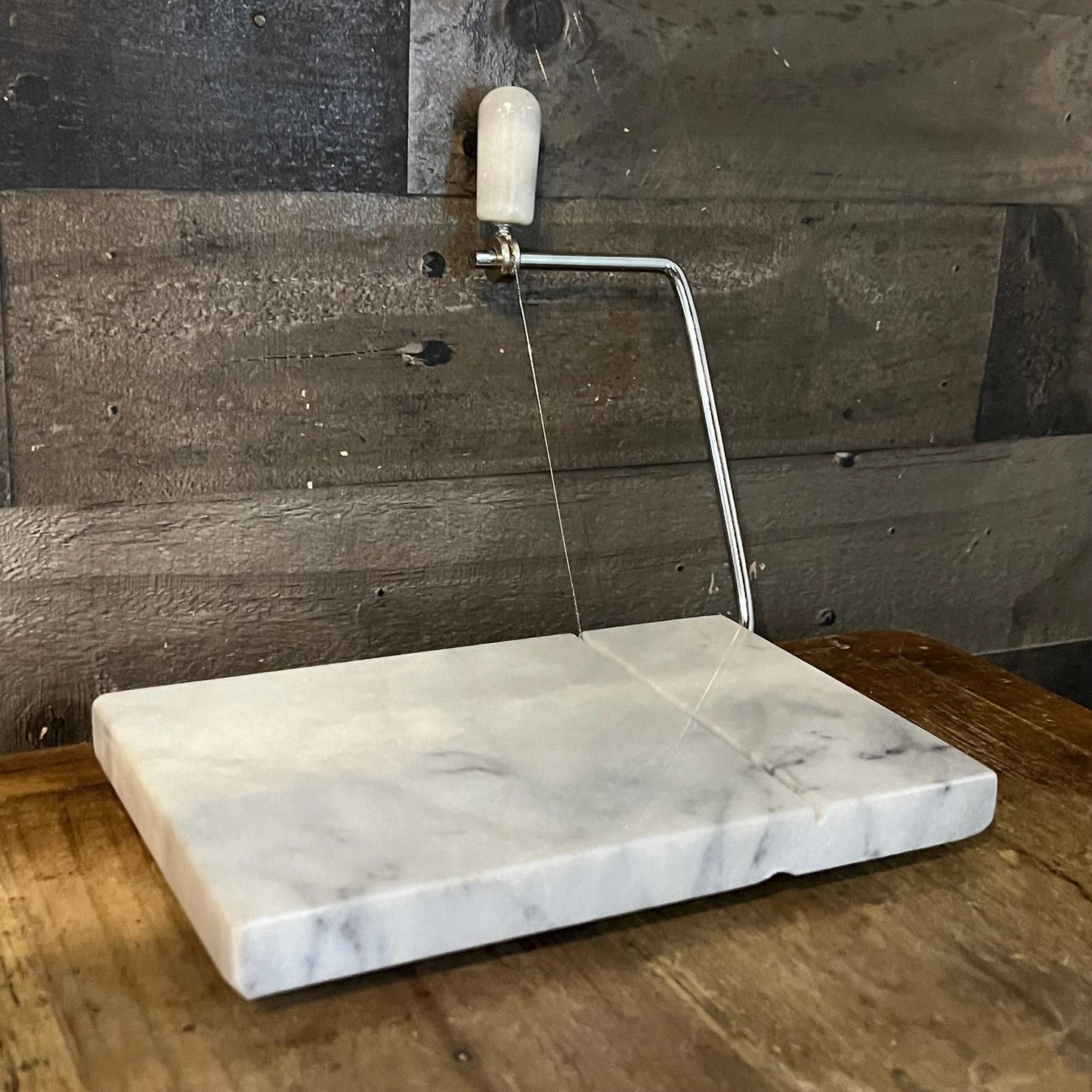 Marble Cheese Tray with Slicer