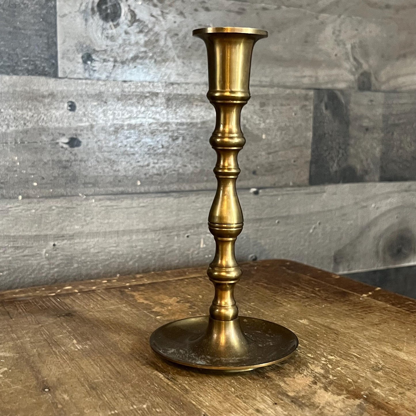 Vintage Brass Candlestick Holder