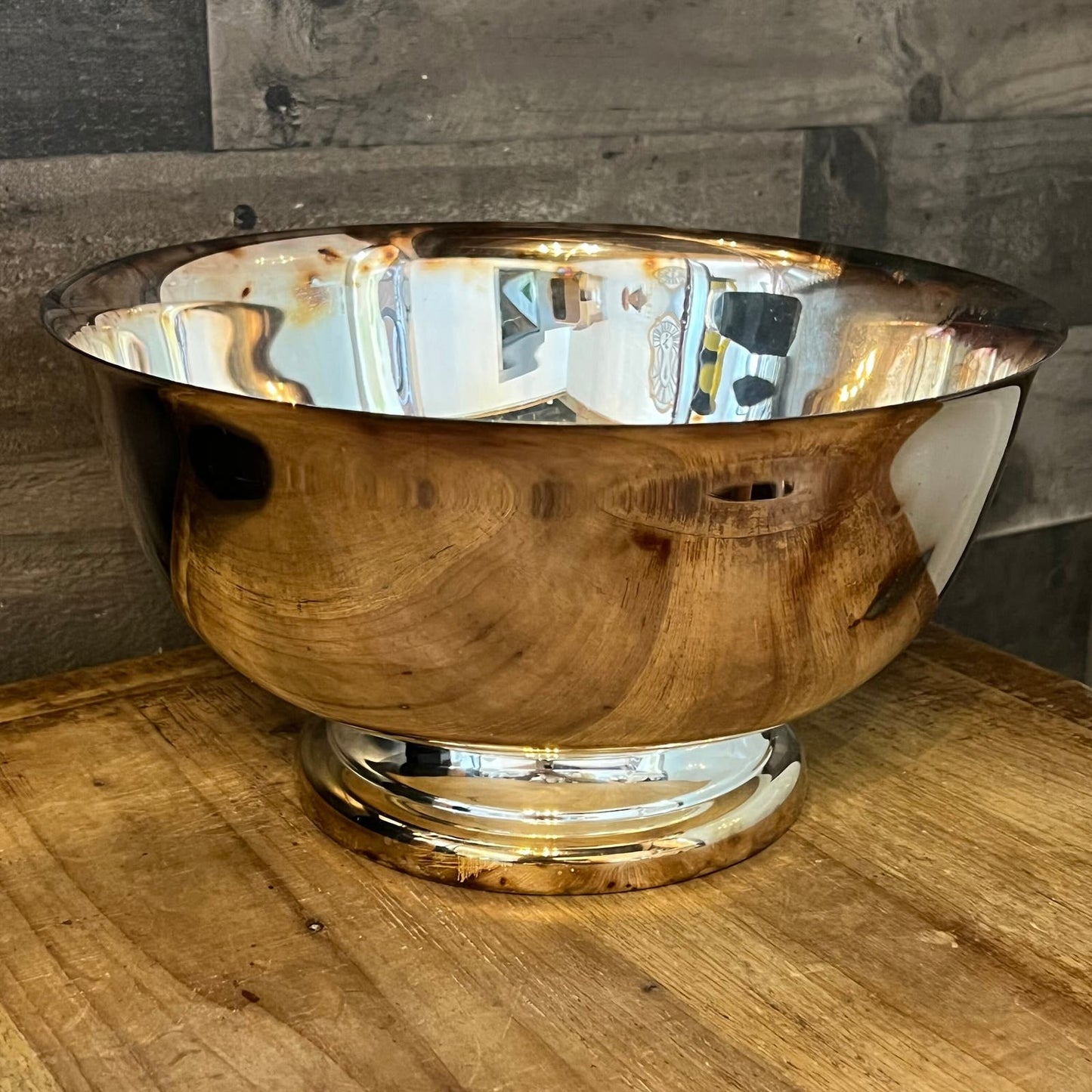 Vintage Large Sheridan Taunton Silversmiths Silverplated Bowl
