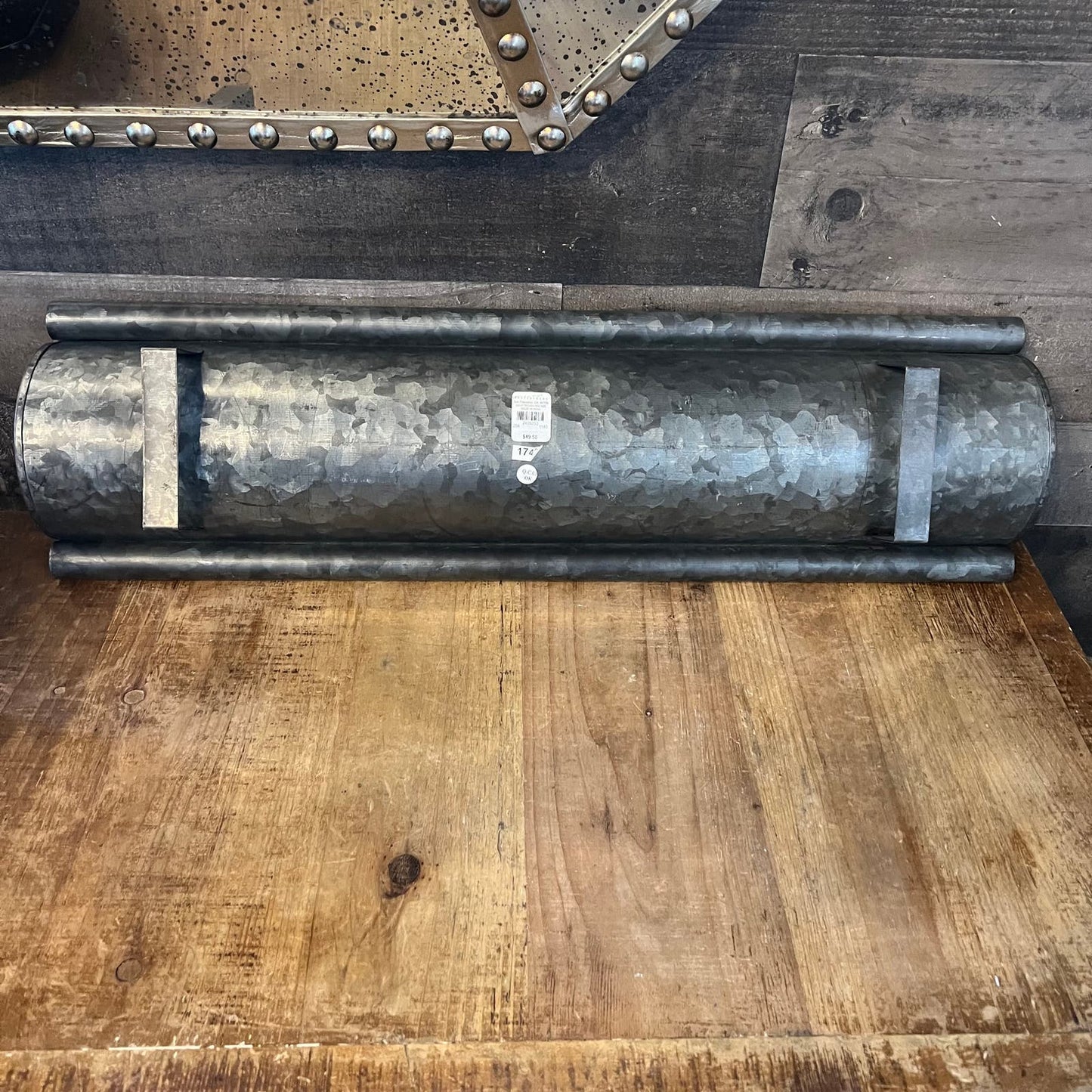 Pottery Barn Long Galvanized Metal Trough