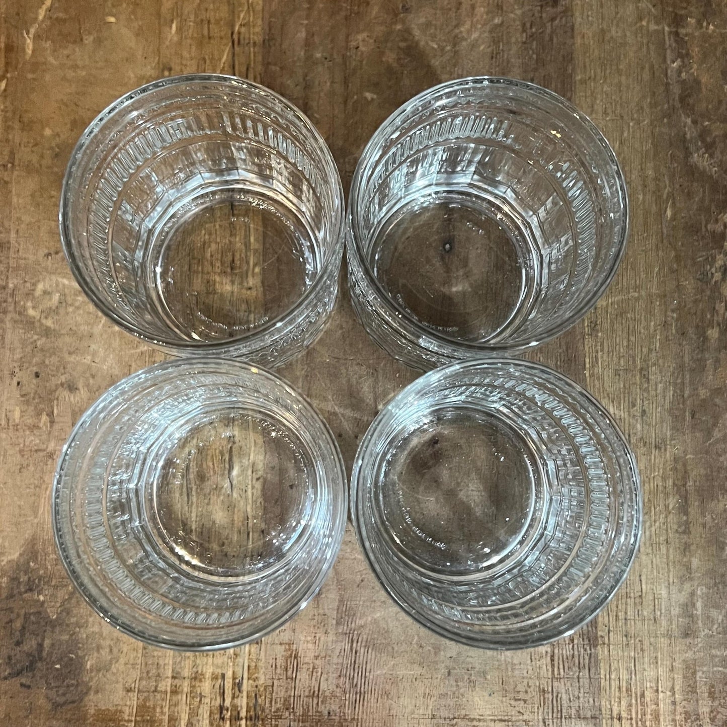 Anchor Hocking Annapolis Double Old Fashioned Rocks Glasses - Set of 4