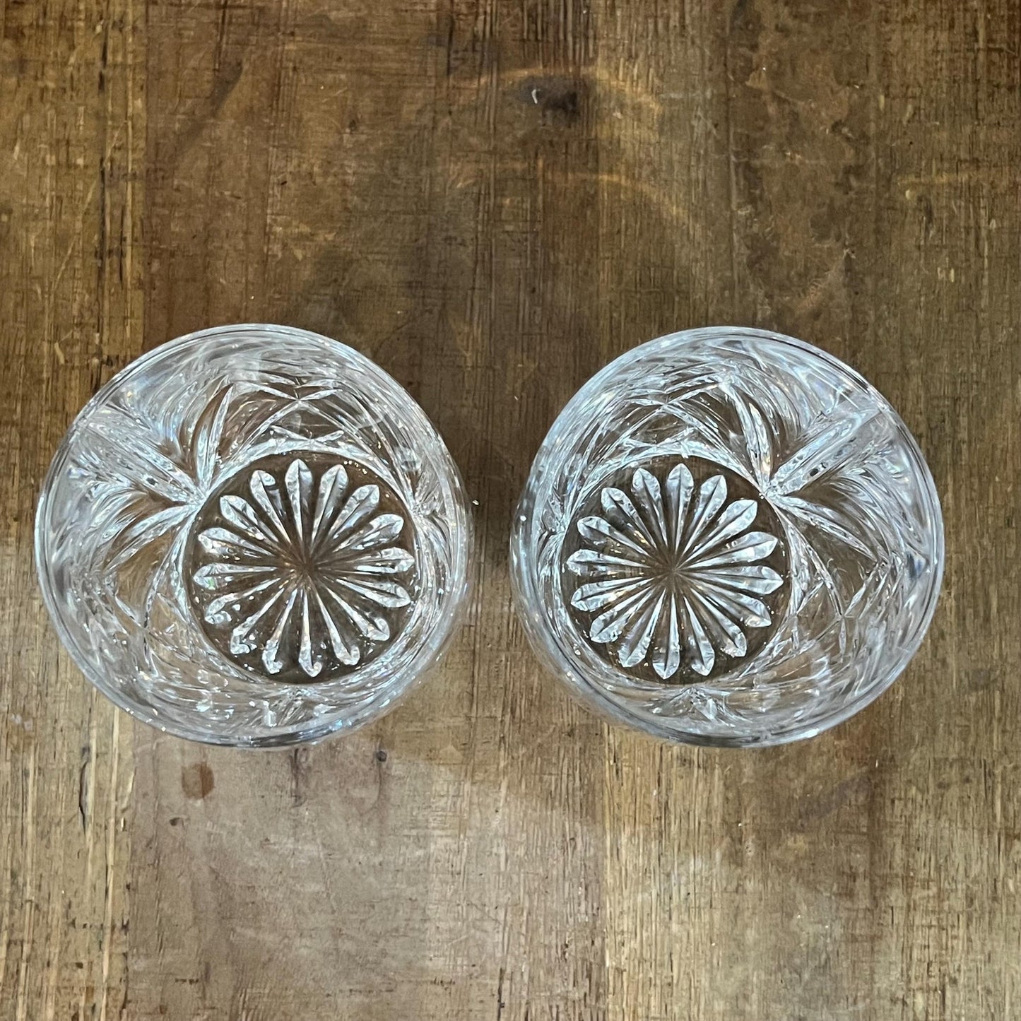 Waterford Crystal Brookside Oversized Double Old Fashioned Glasses - Pair