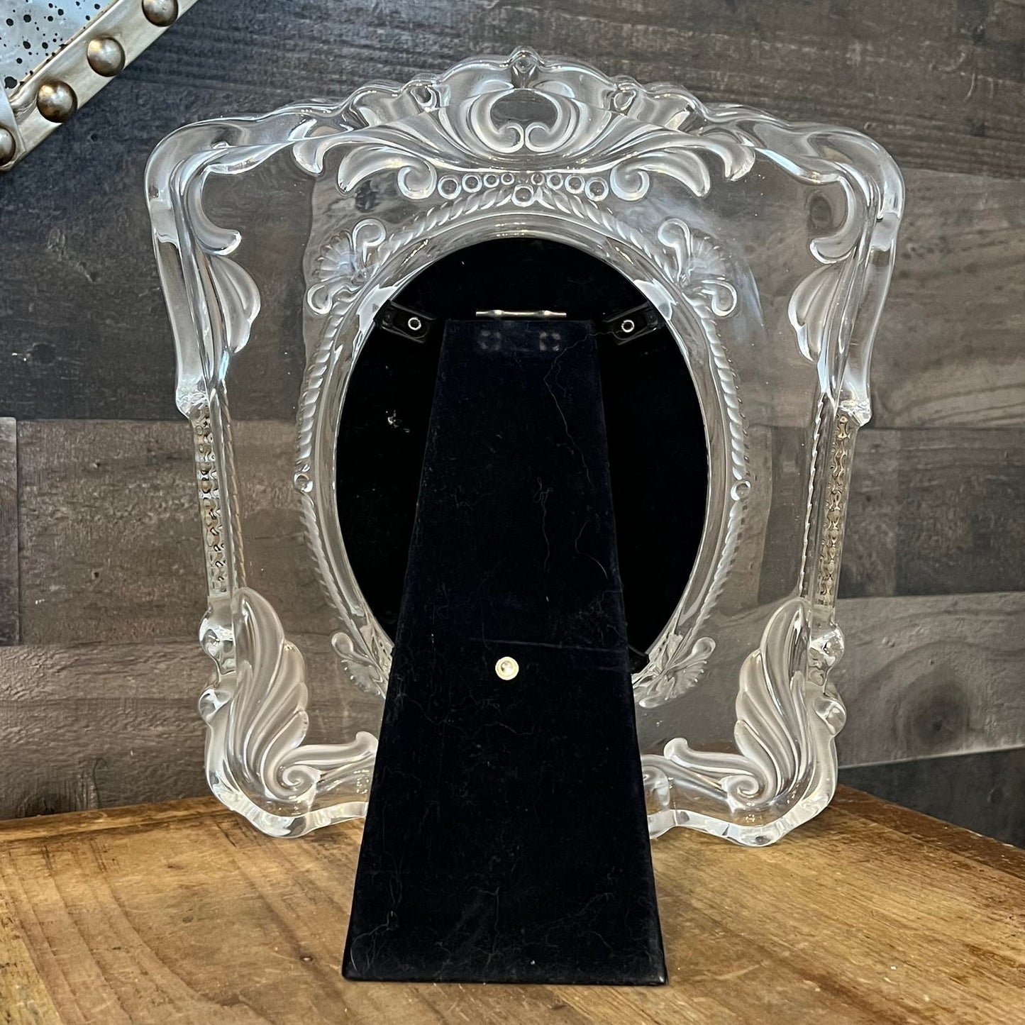 Mikasa Crystal Princess Oval Table Picture Frame
