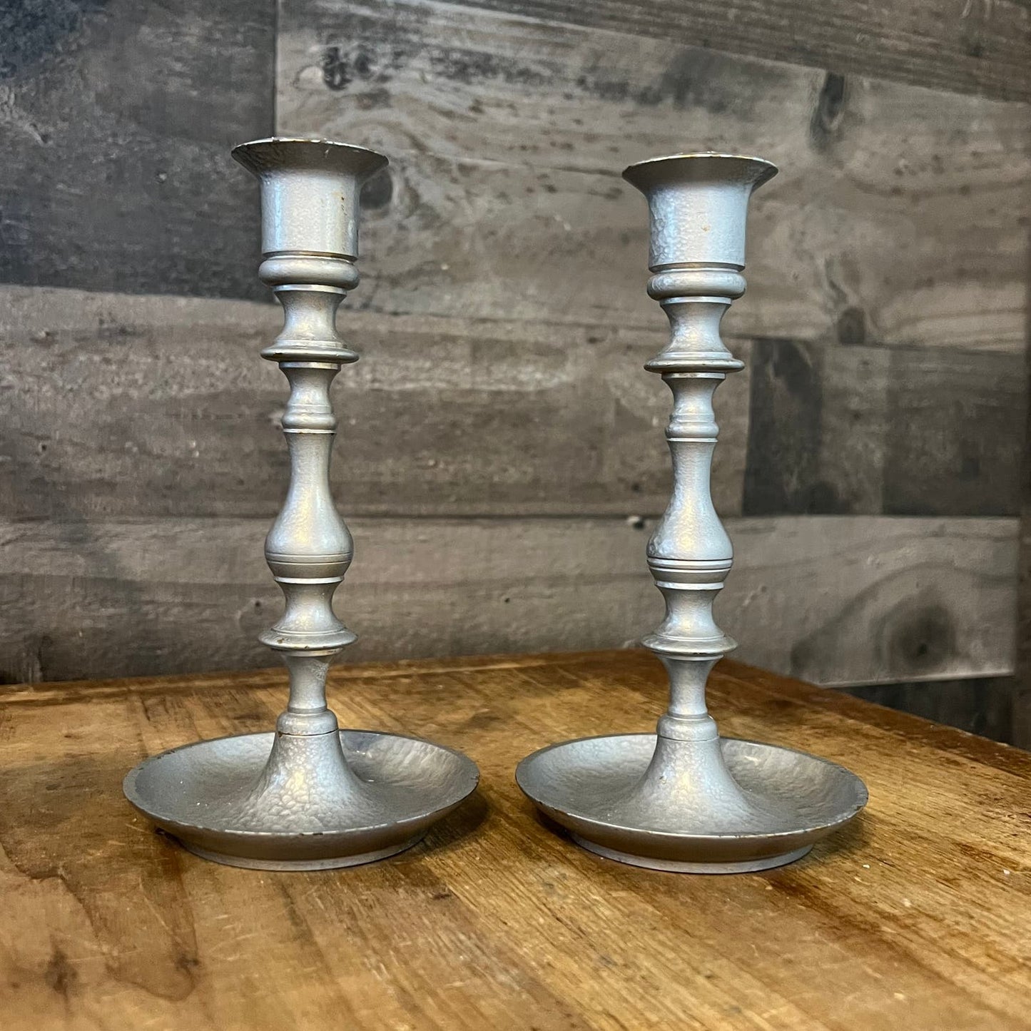 Vintage Pair of Candlestick Holders