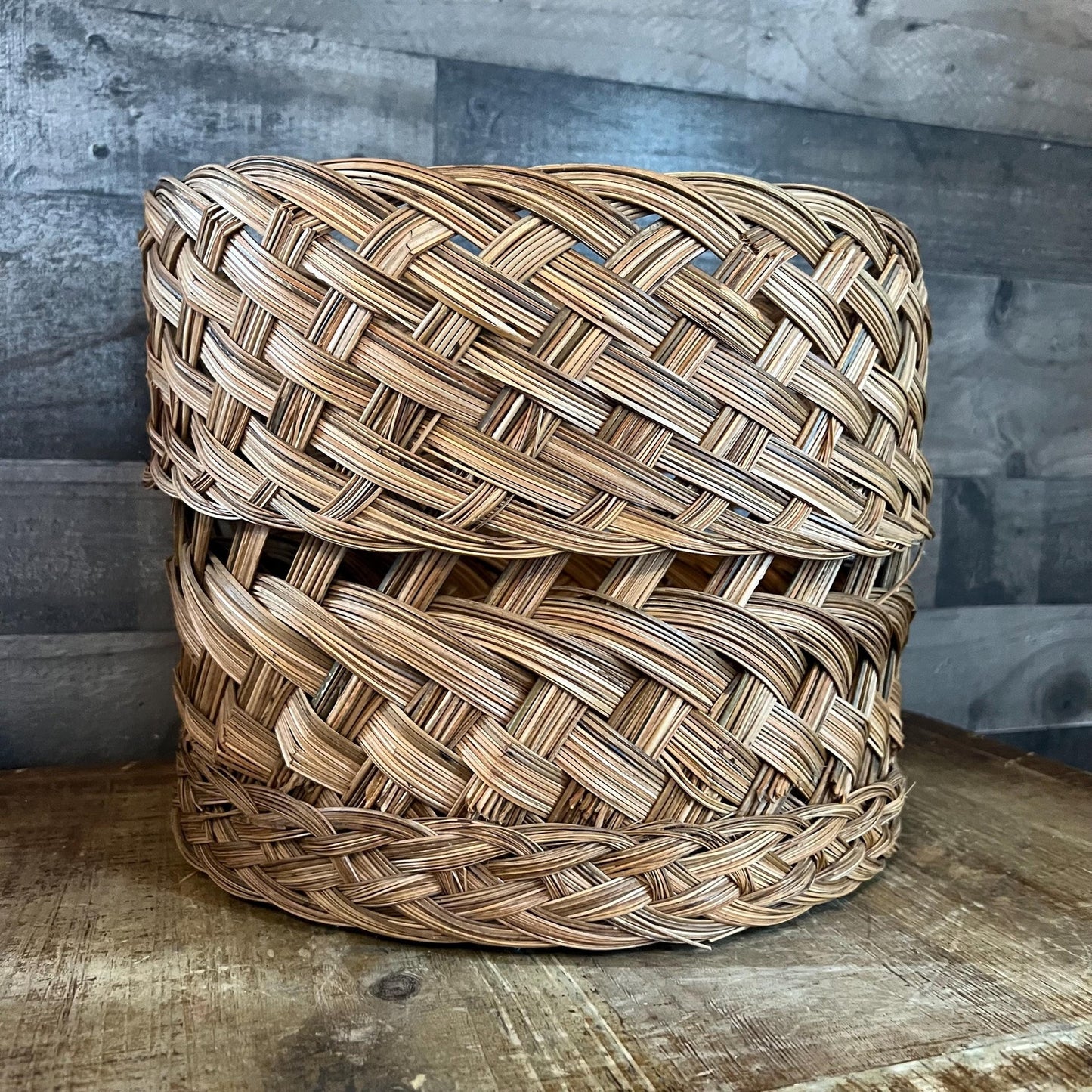 Vintage Woven Basket