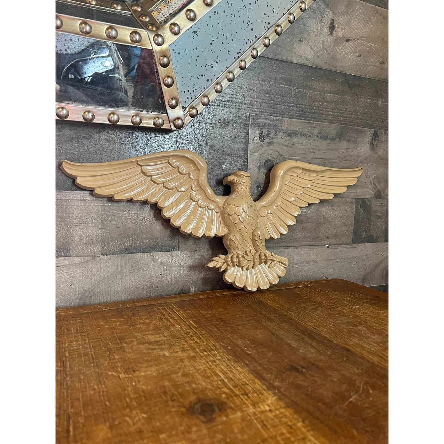 Vintage Syroco eagle wall hanging americana decor
