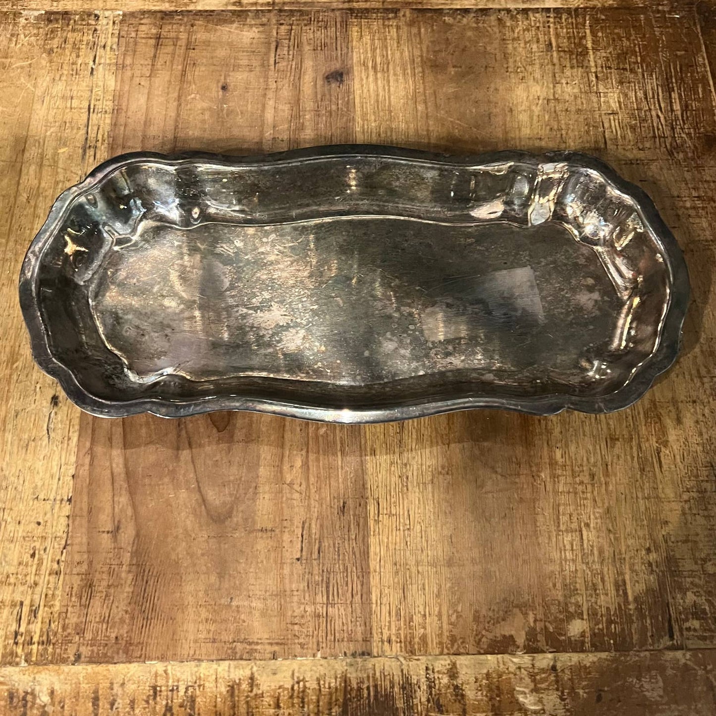 Vintage FB Rogers Silver Company Silver Plated Rectangular Tray