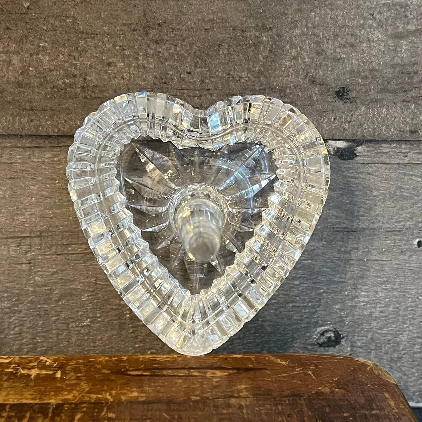 Waterford Crystal heart shaped ring holder