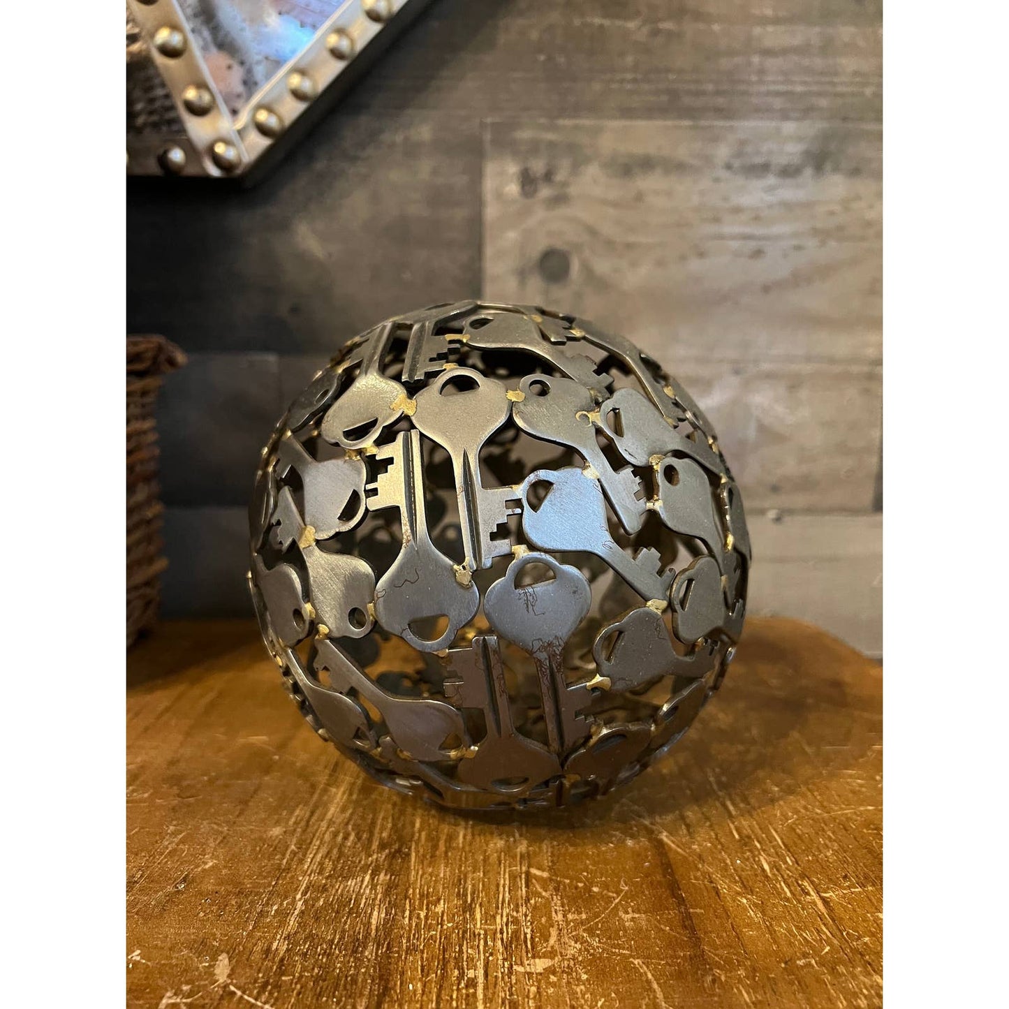 Vintage sphere of keys