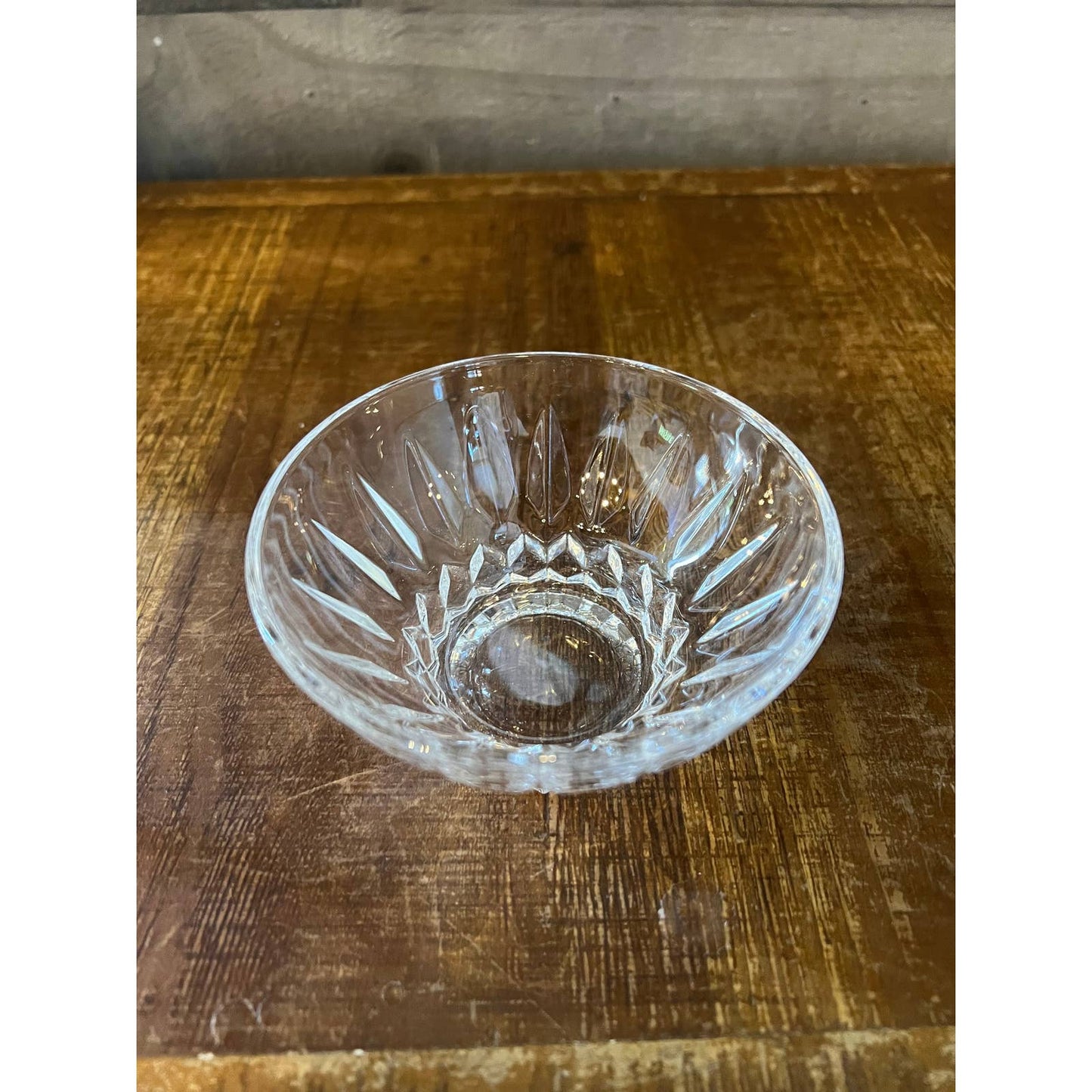 Petite clear crystal bowl