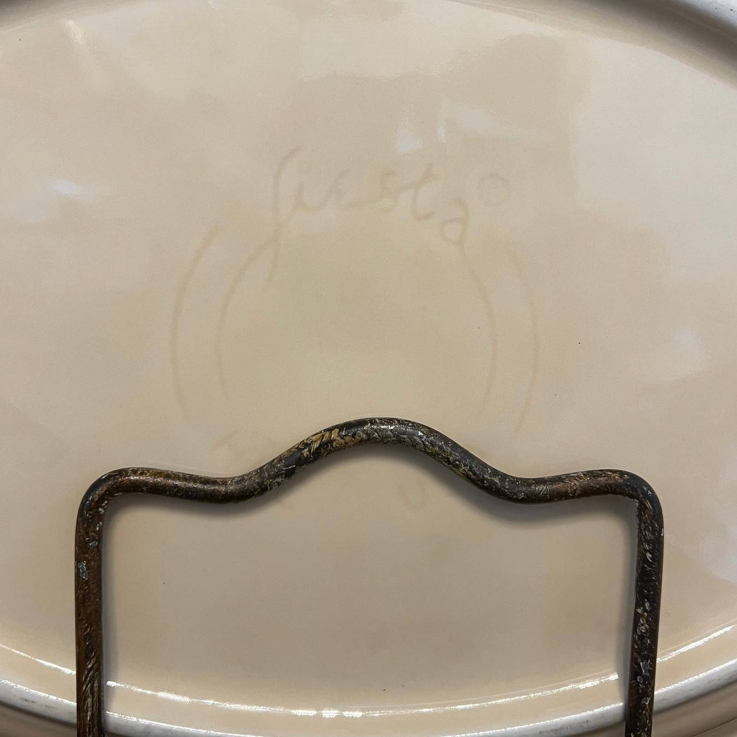 Ivory Fiesta oval serving platter