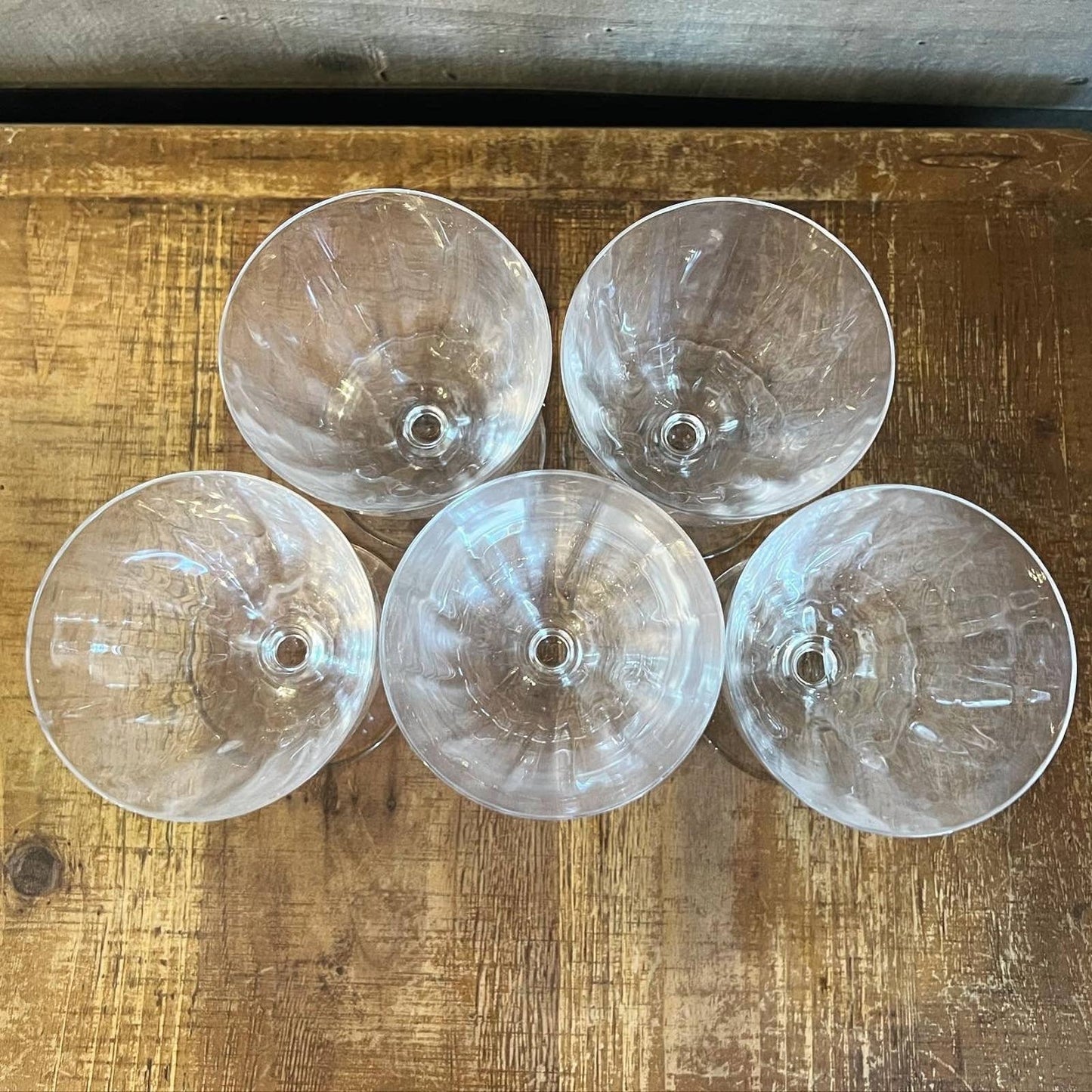 5 Mikasa crystal Stephanie short stem iced tea glasses