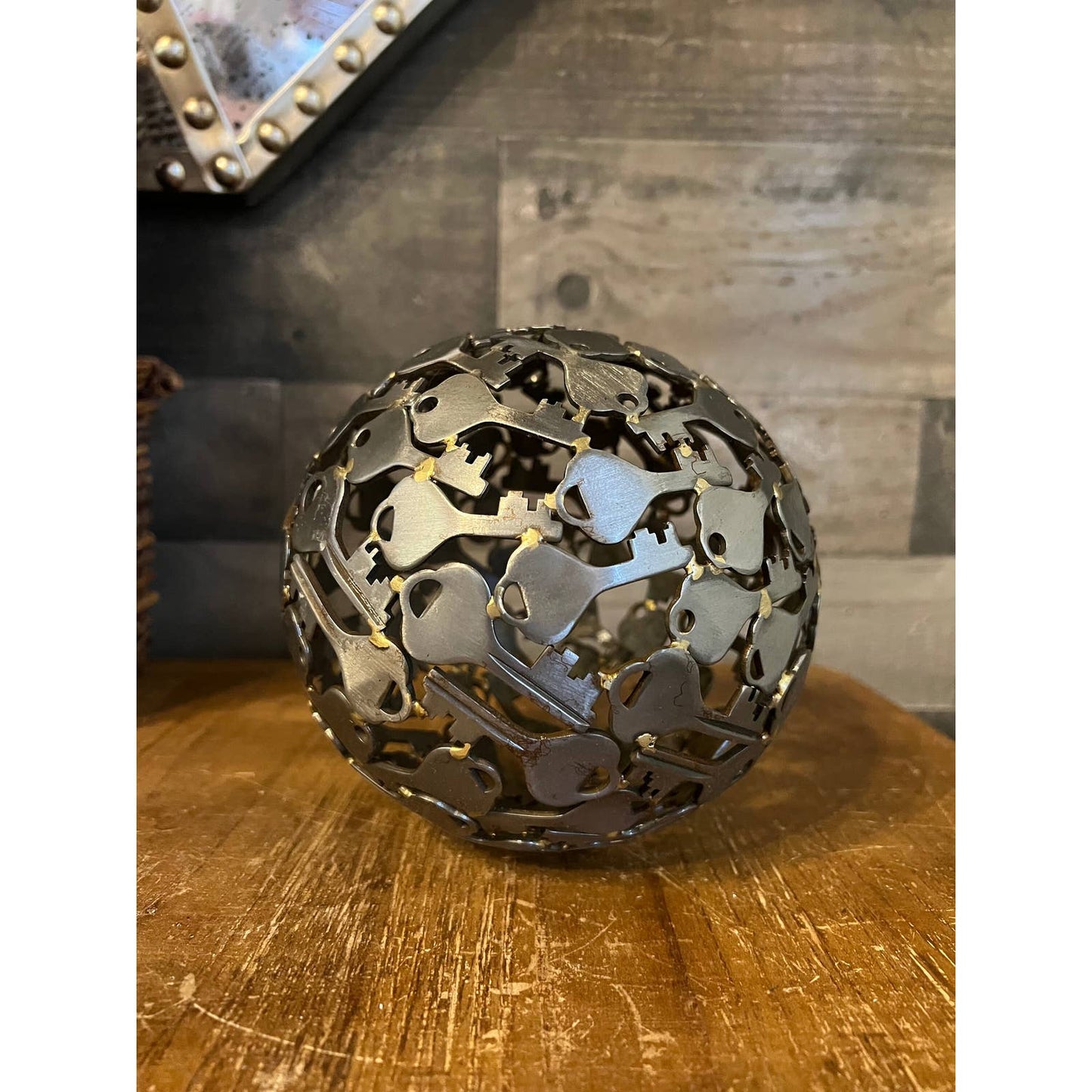 Vintage sphere of keys