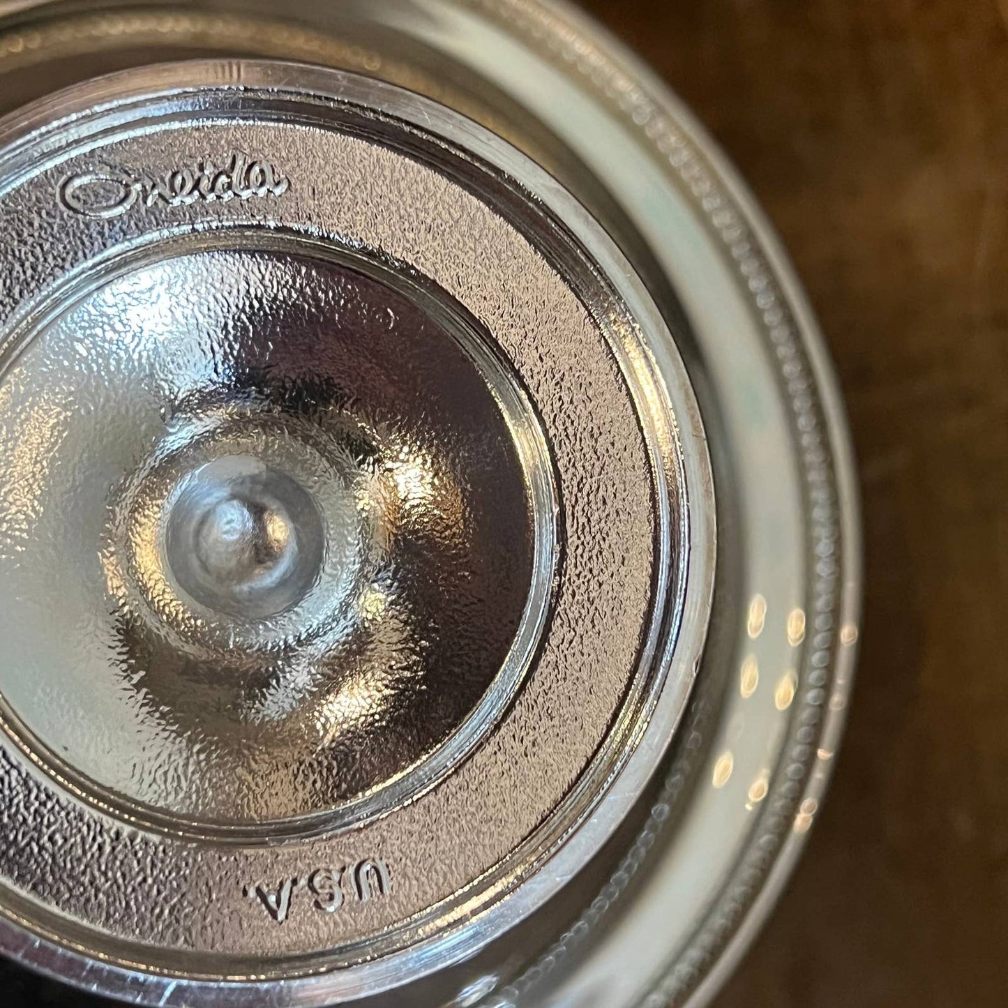 Vintage Oneida silverplate compote pedestal dish