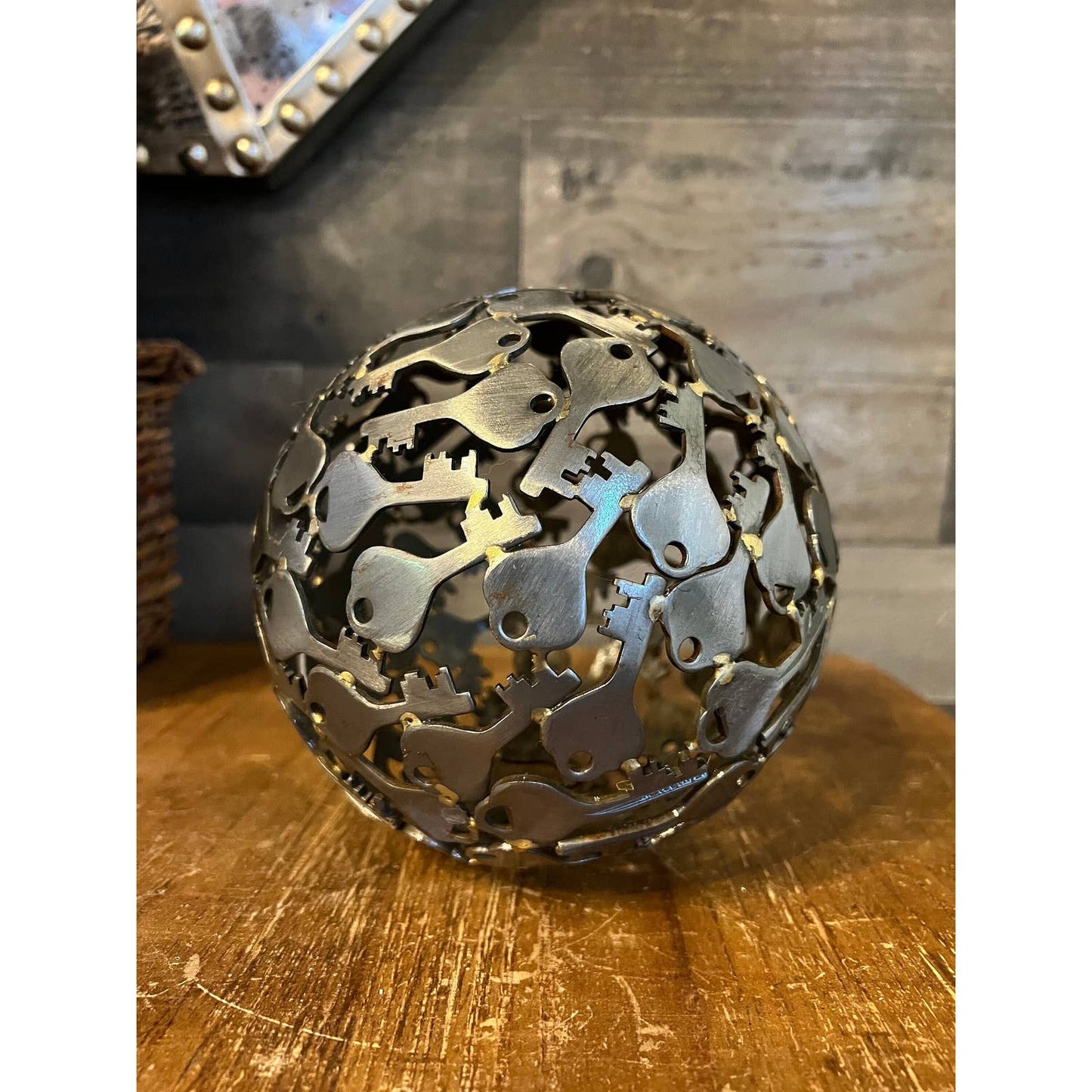 Vintage sphere of keys