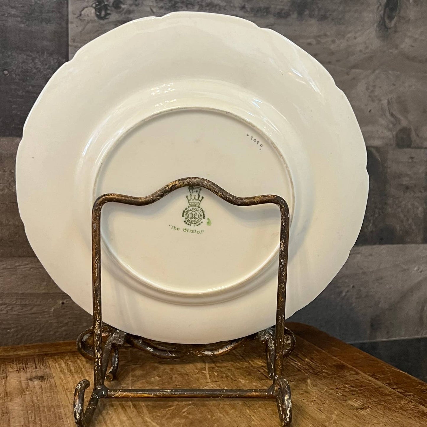 Vintage Royal Daulton bone china The Bristol floral plate