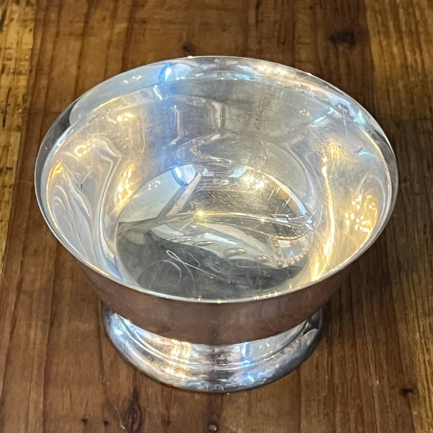 Vintage petite silver plated bowl