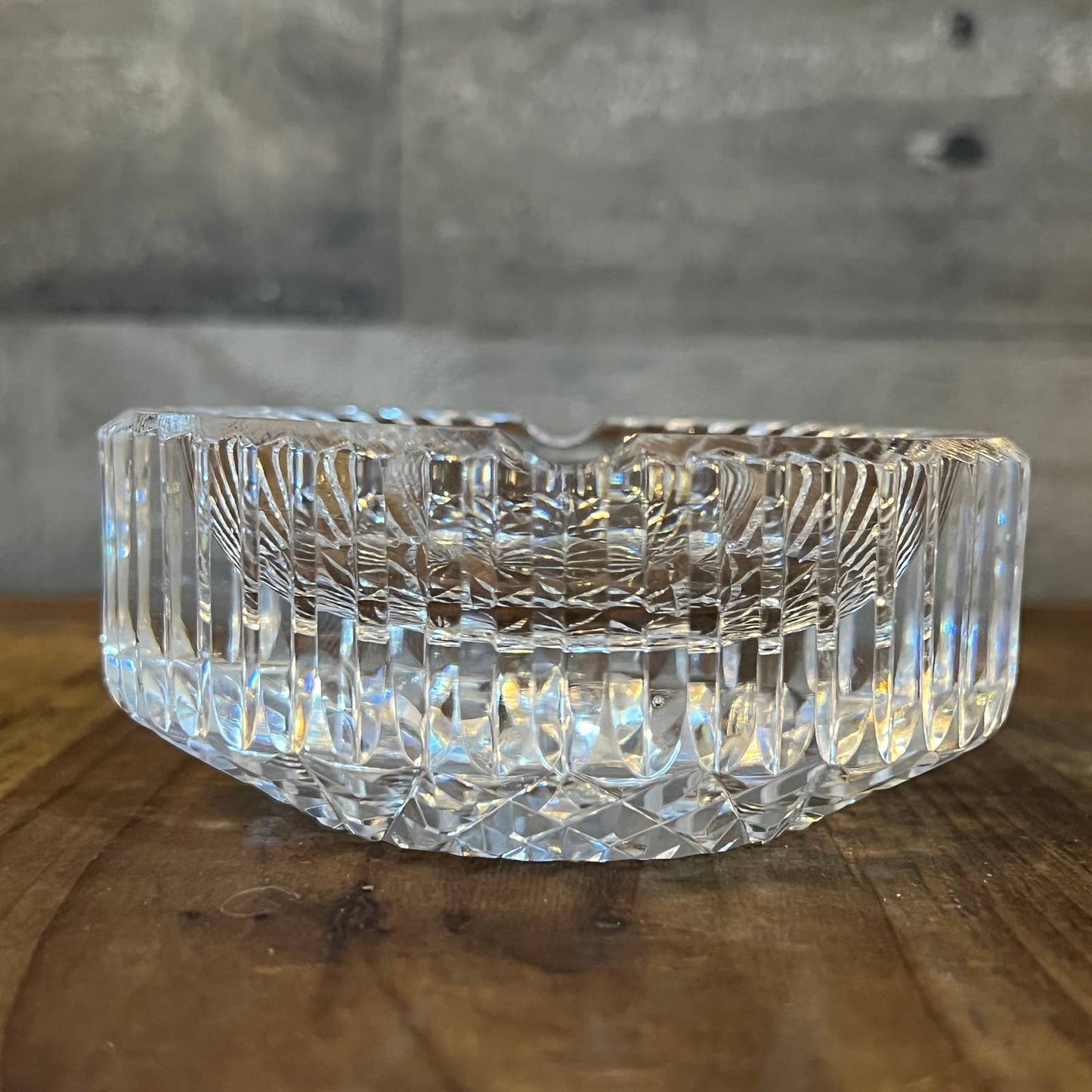 Waterford Crystal Maeve pattern 2 slot ashtray