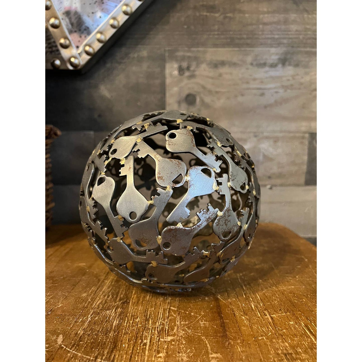 Vintage sphere of keys