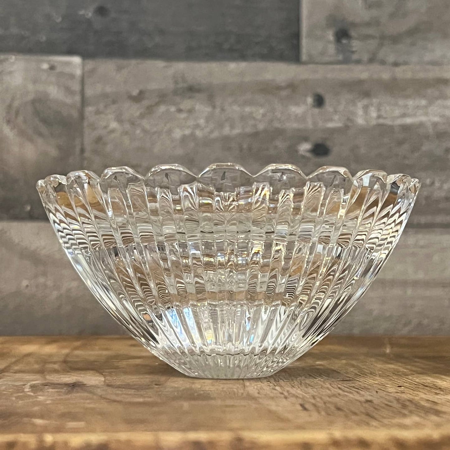 Petite Mikasa crystal bowl