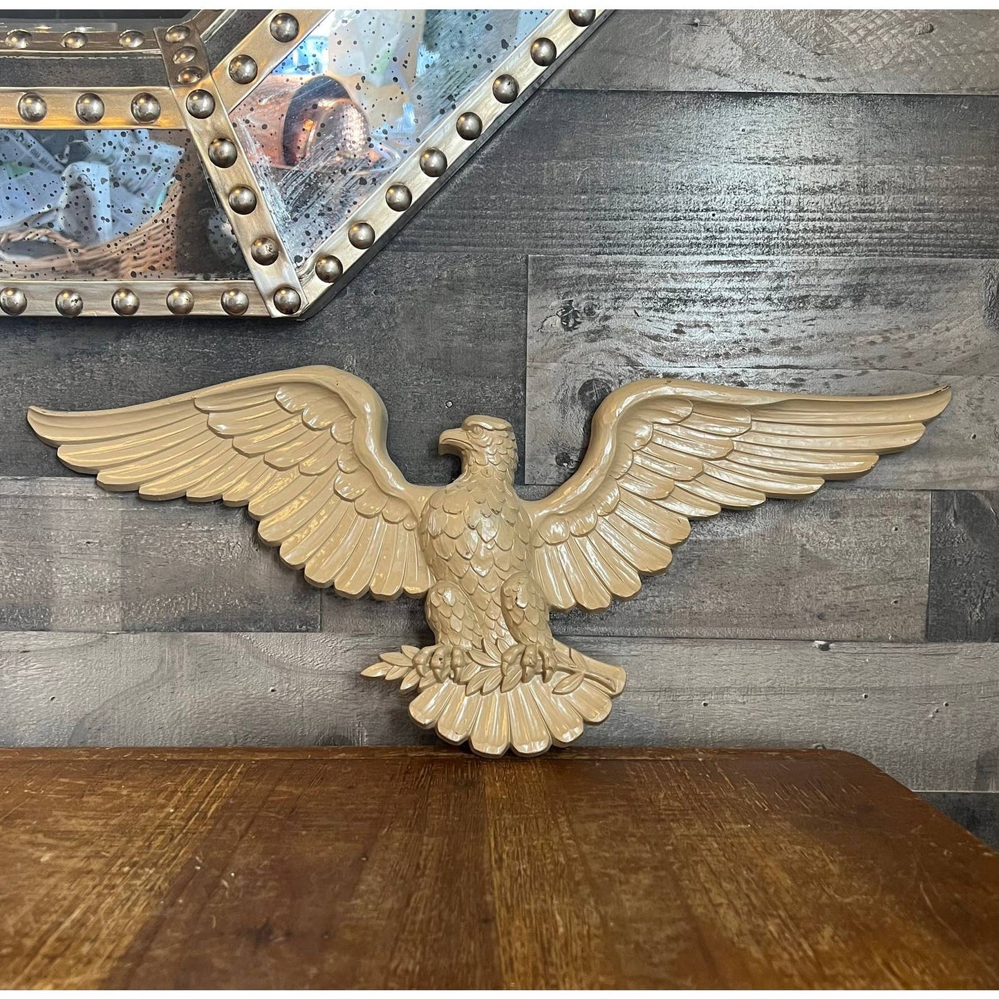 Vintage Syroco eagle wall hanging americana decor
