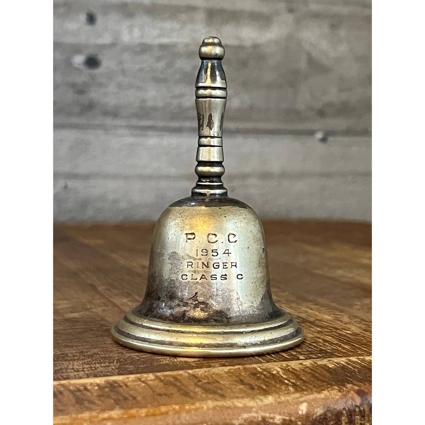 Vintage Regis silver plate petite bell - PCC 1954 Ringer Class C