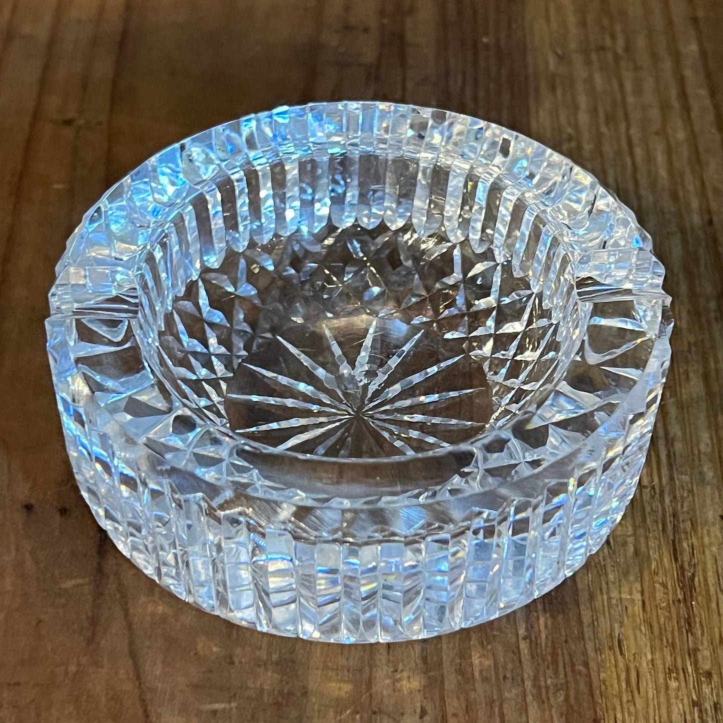 Waterford Crystal Maeve pattern 2 slot ashtray
