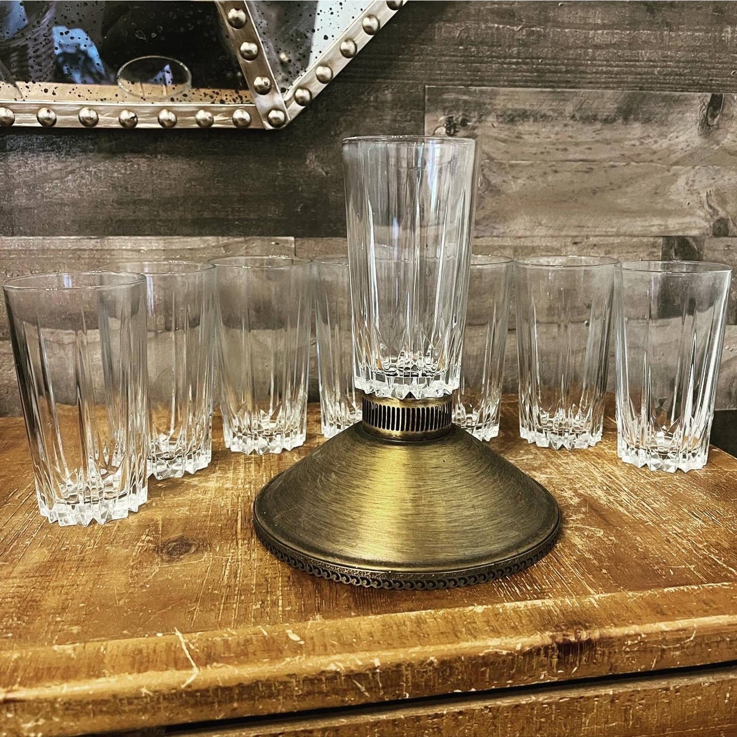 Arcoroc Hussard Clear Cooler Crystal Glasses - set of 8