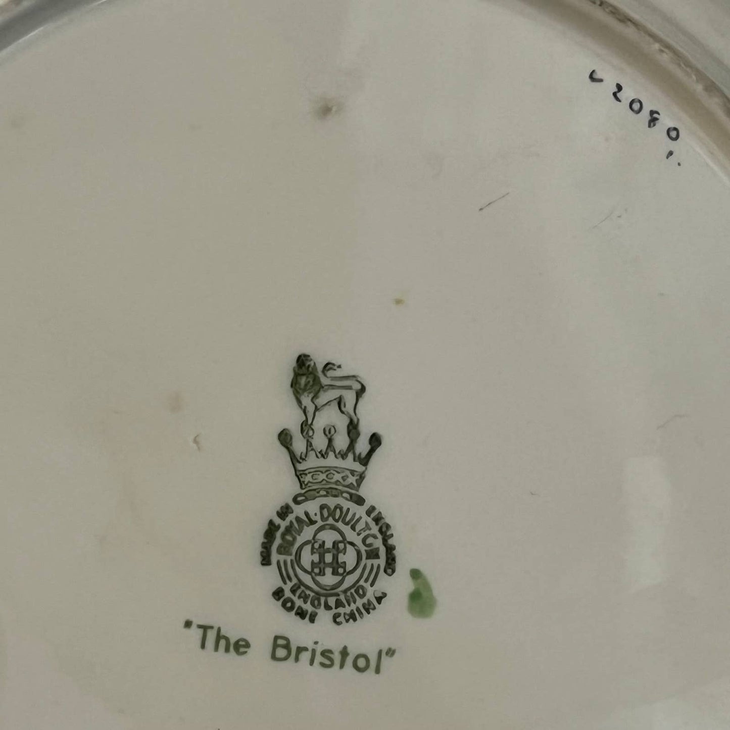 Vintage Royal Daulton bone china The Bristol floral plate