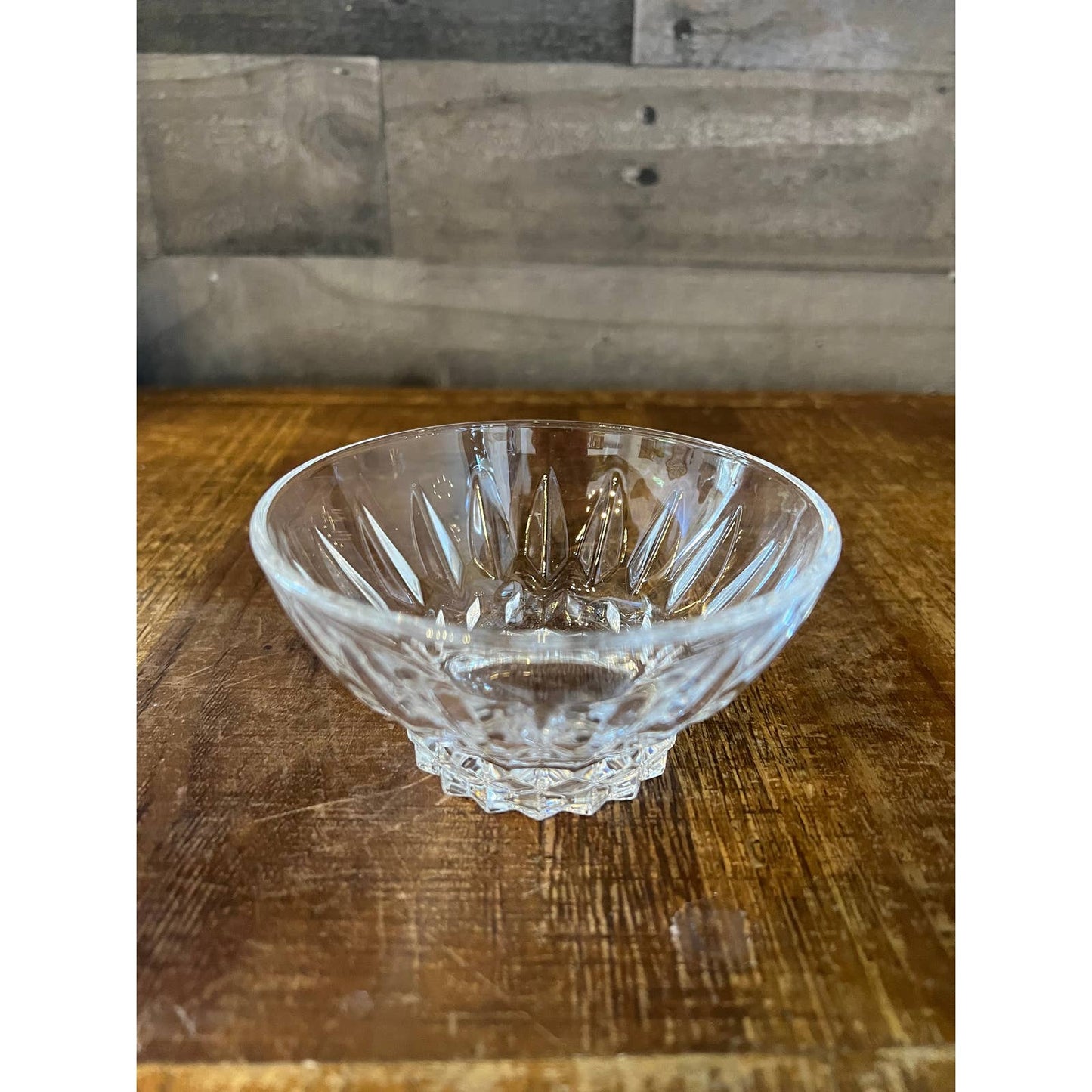 Petite clear crystal bowl