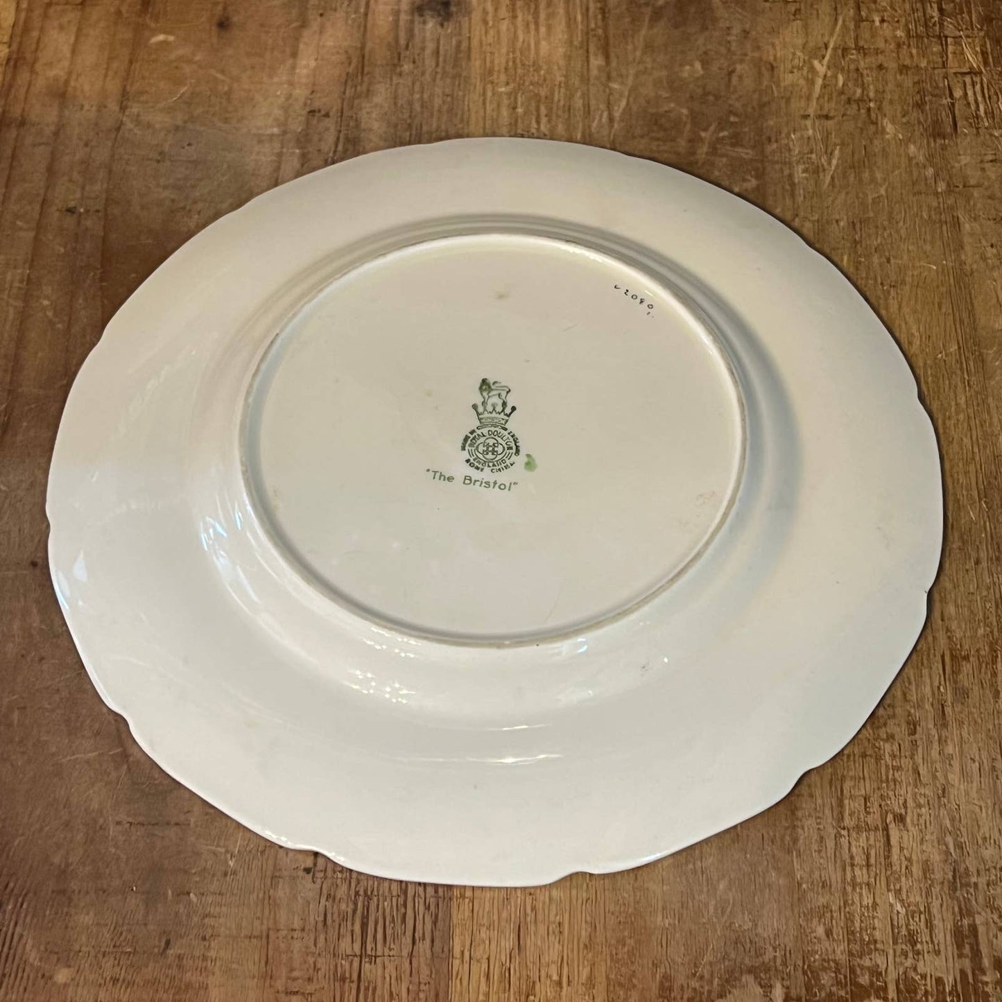 Vintage Royal Daulton bone china The Bristol floral plate
