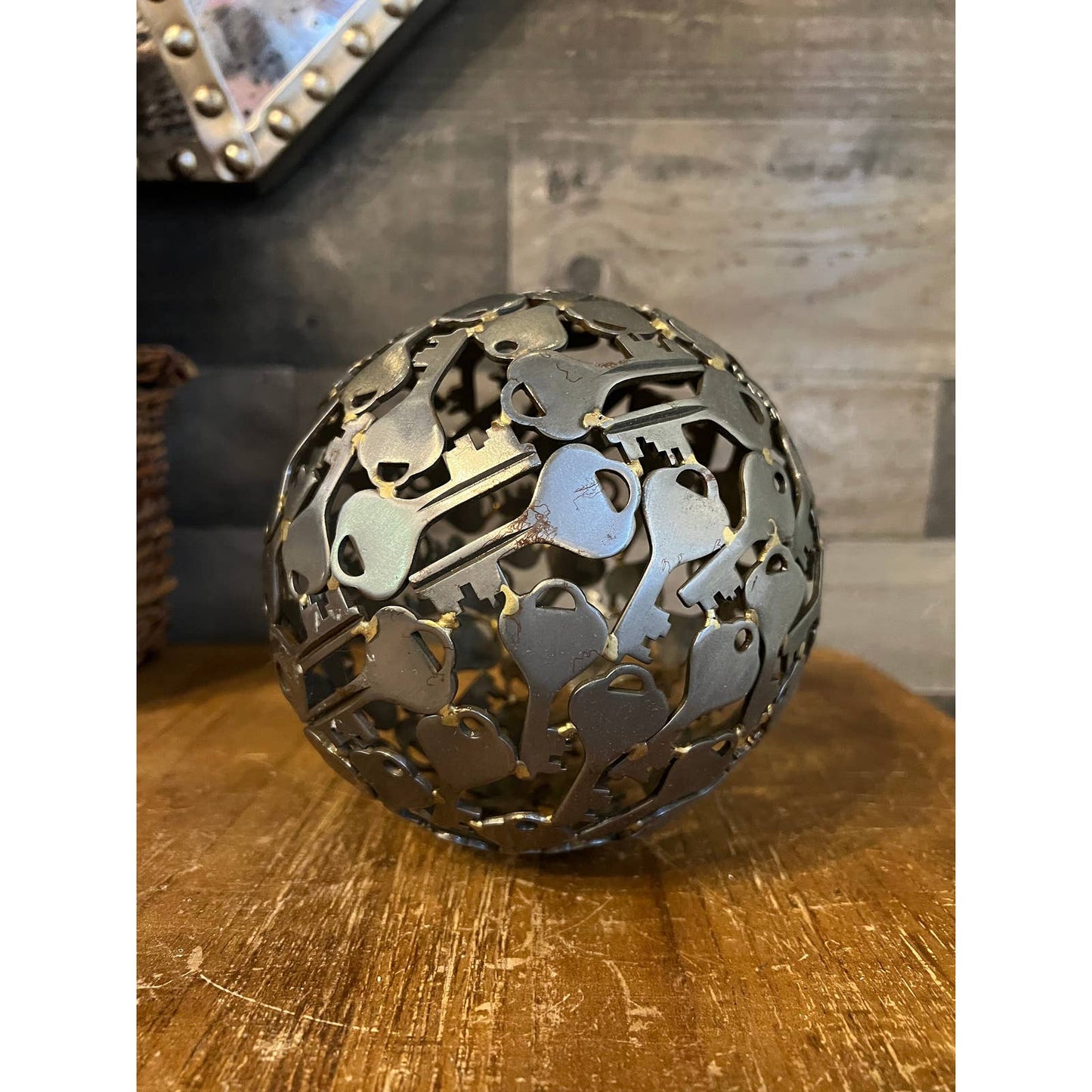 Vintage sphere of keys