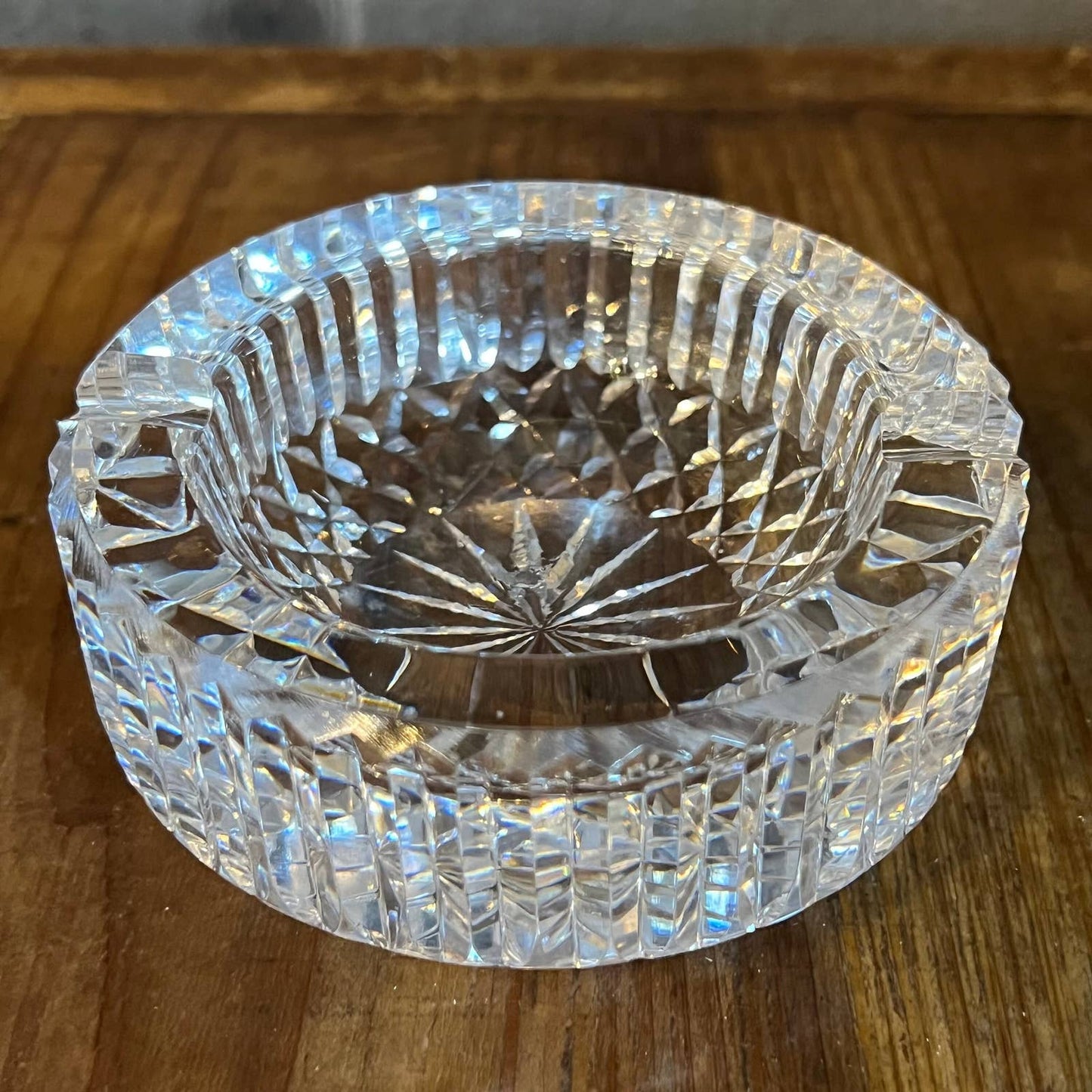 Waterford Crystal Maeve pattern 2 slot ashtray