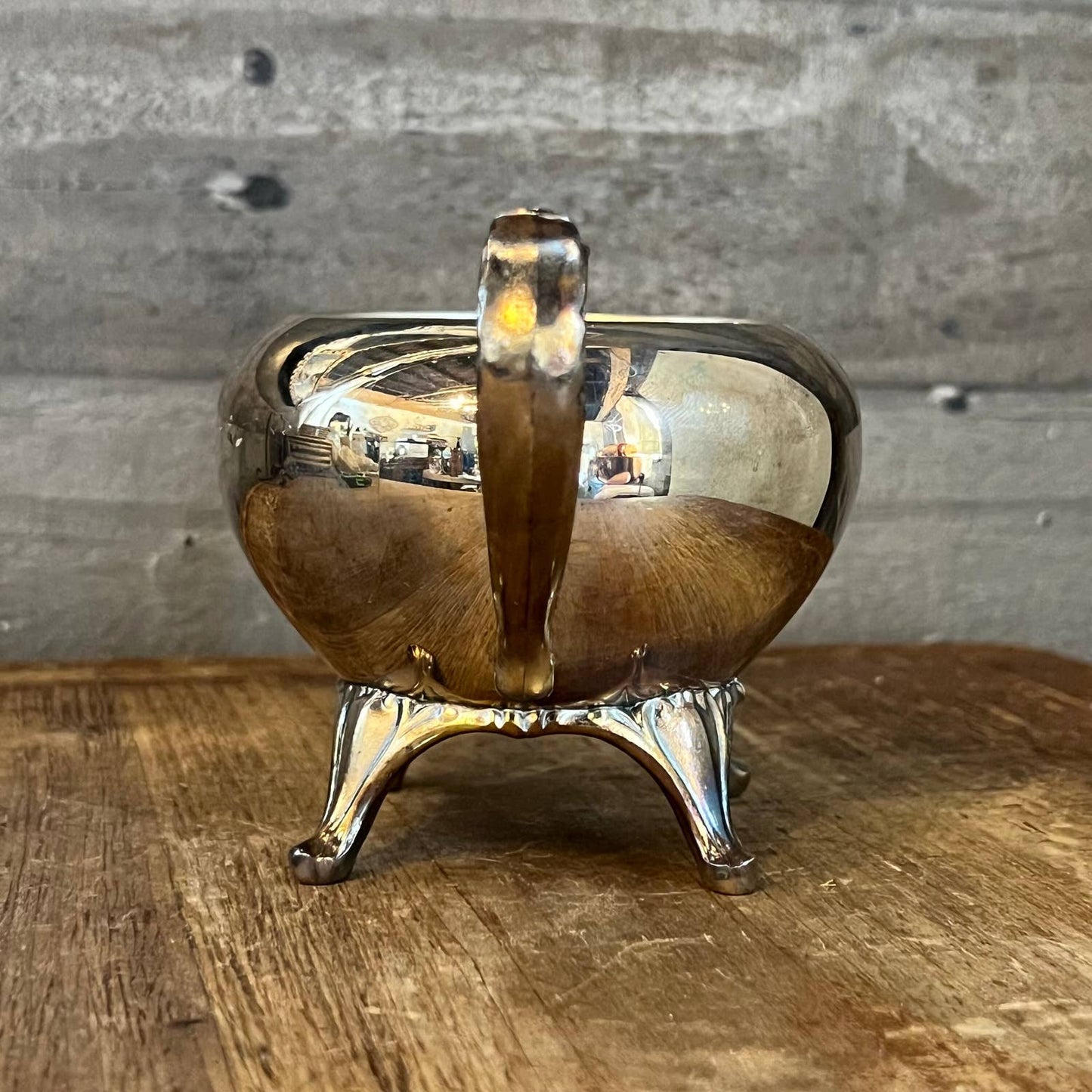 Vintage WM A Rogers silver plated double handle sugar bowl - petite vase