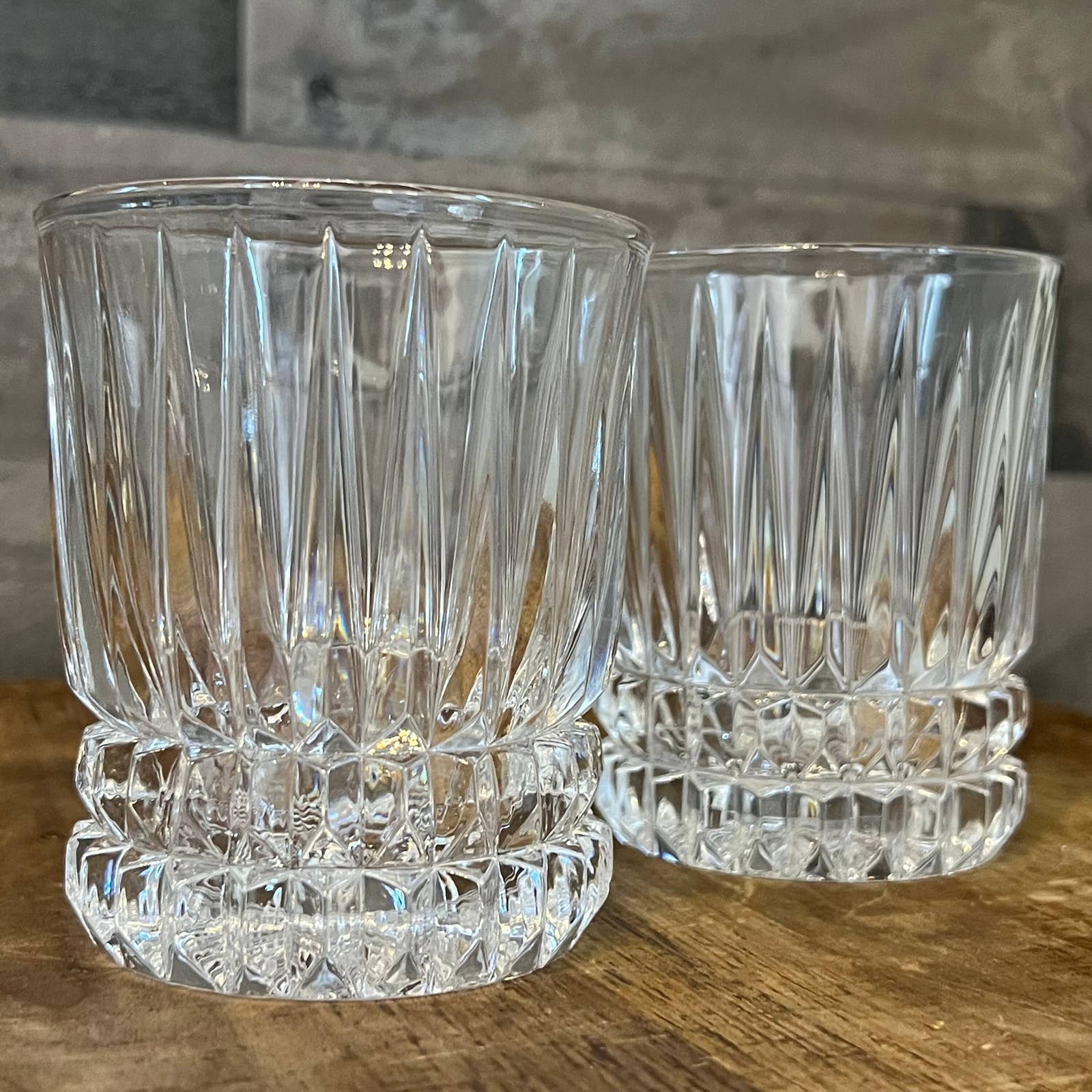 Fostoria heritage clear crystal highball glasses - set of 4