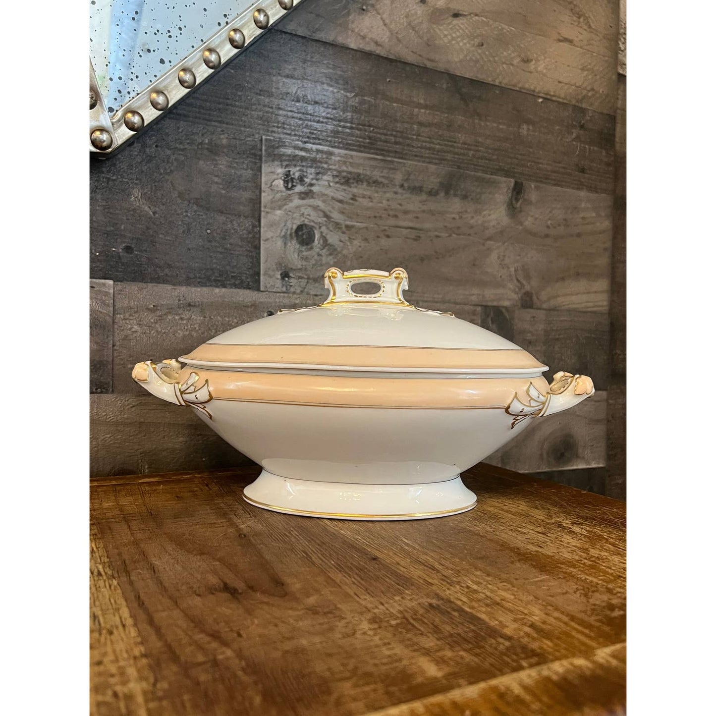 Oval CFH porcelain server - tureen